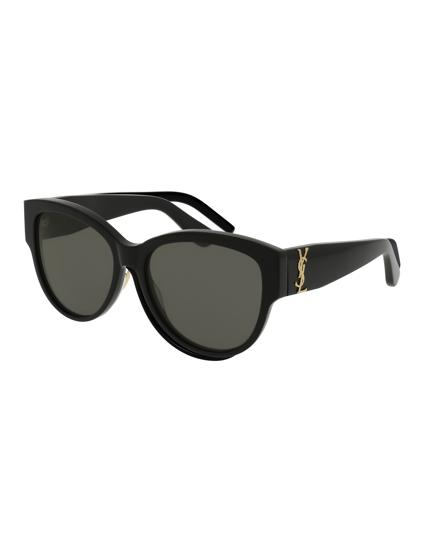SLM3 002 Sunglasses, Black/Grey
