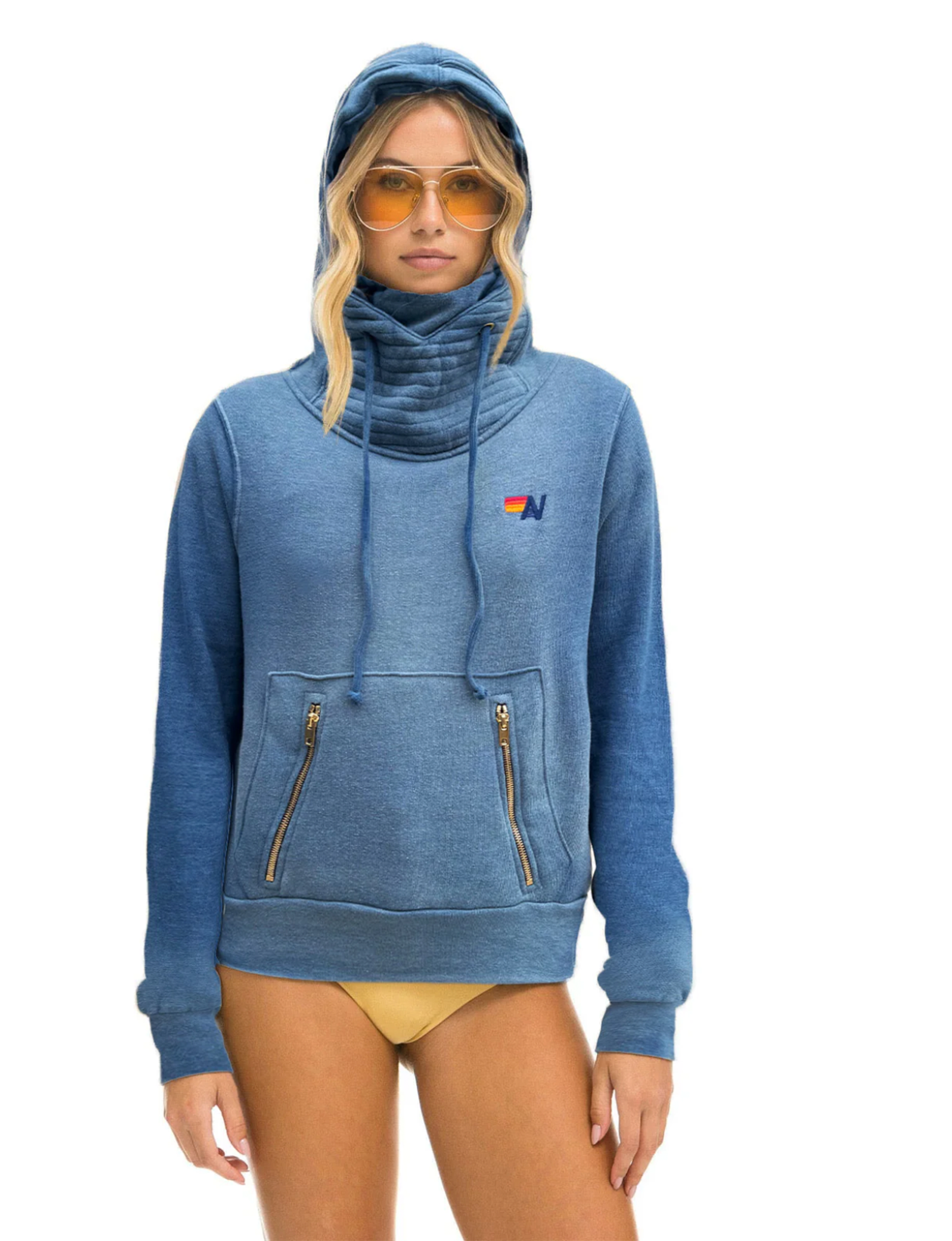 Ninja Pullover Hoodie, Faded Water