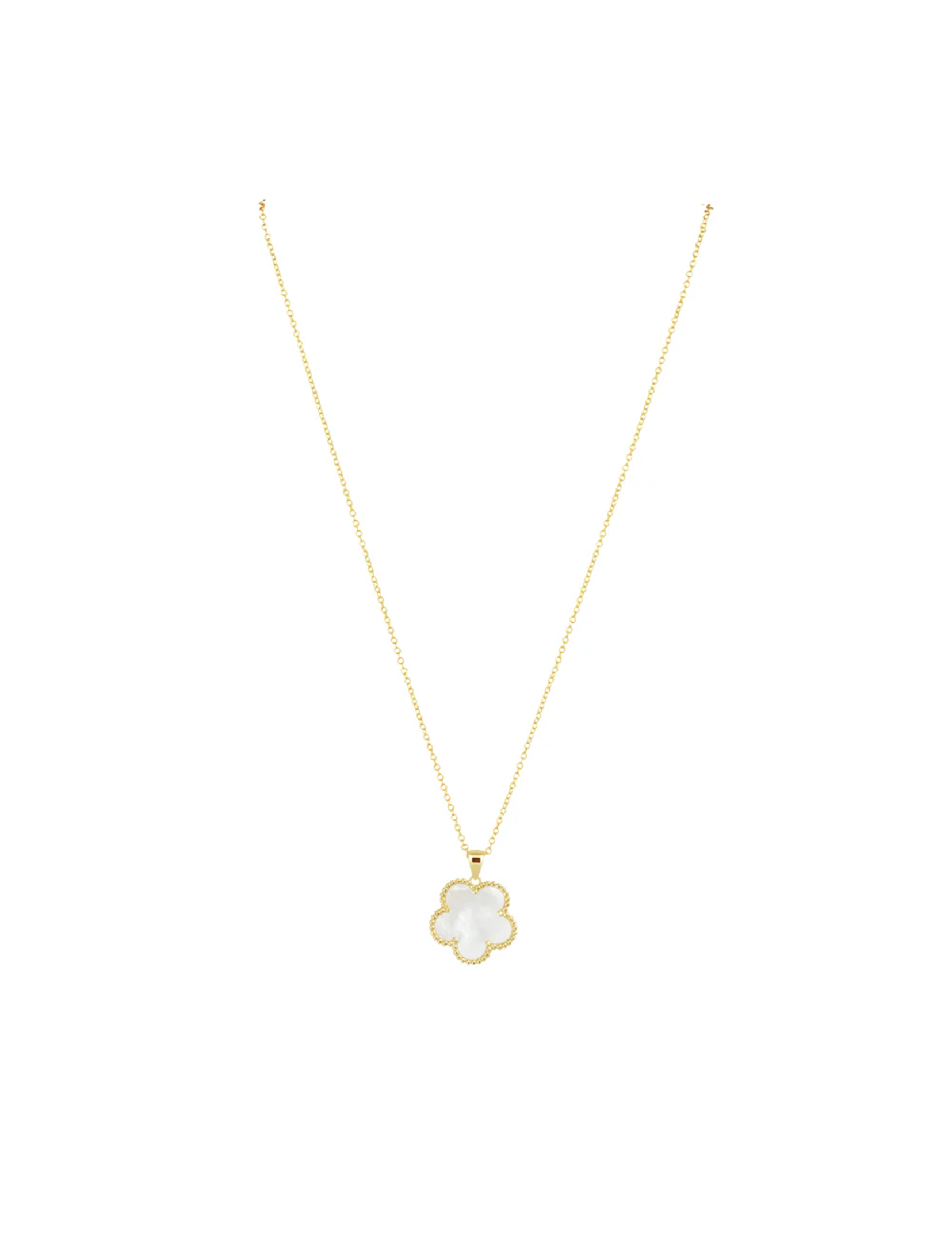 Adeline Pendant Necklace, Mother of Pearl