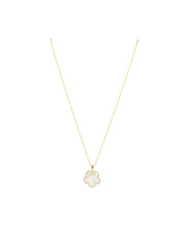 Adeline Pendant Necklace, Mother of Pearl