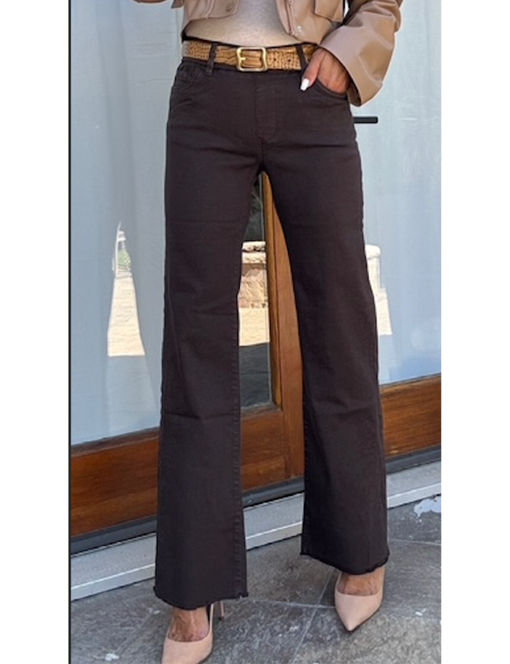 Amanda Long Pant, Brown