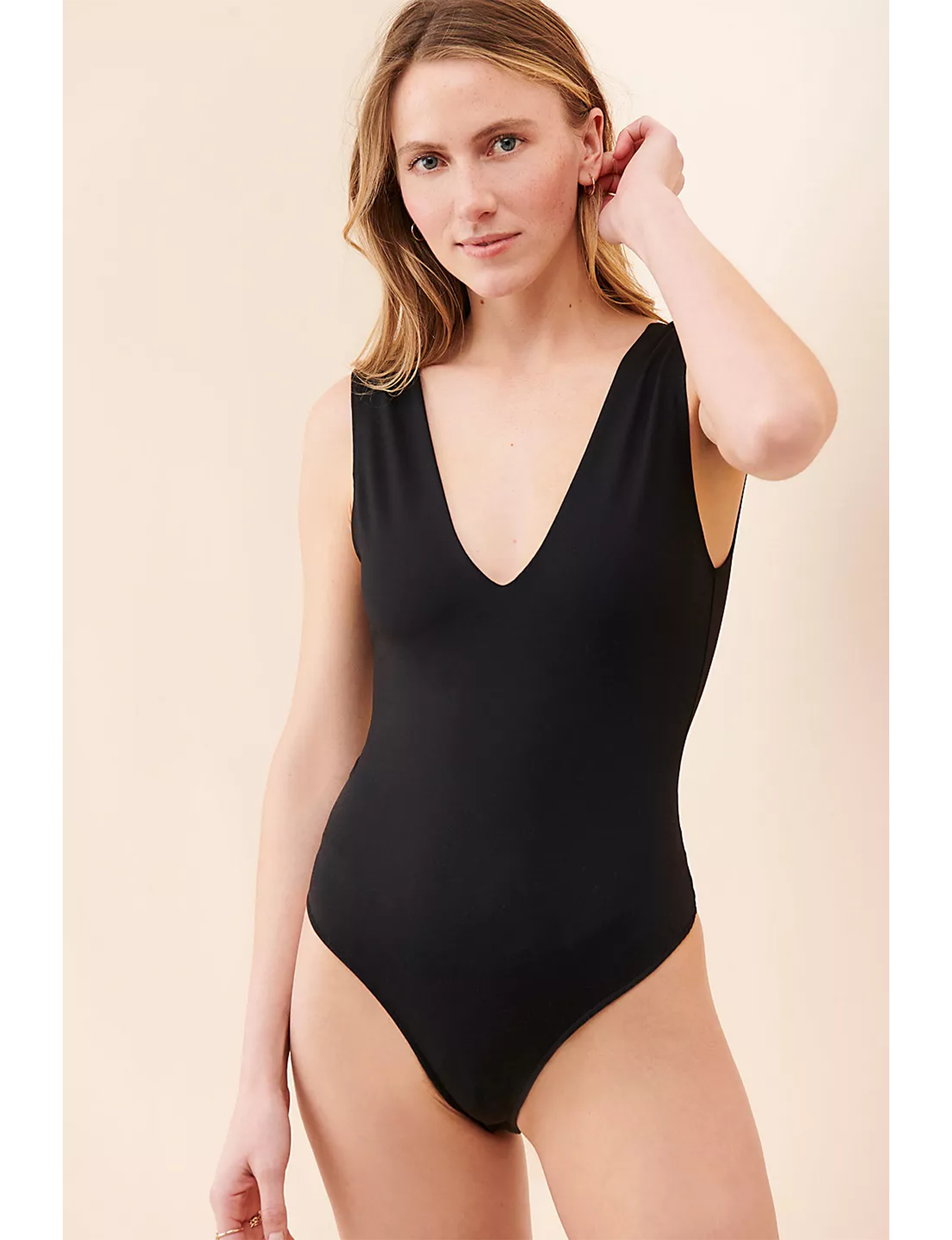 Keep It Sleek Bodysuit, Black