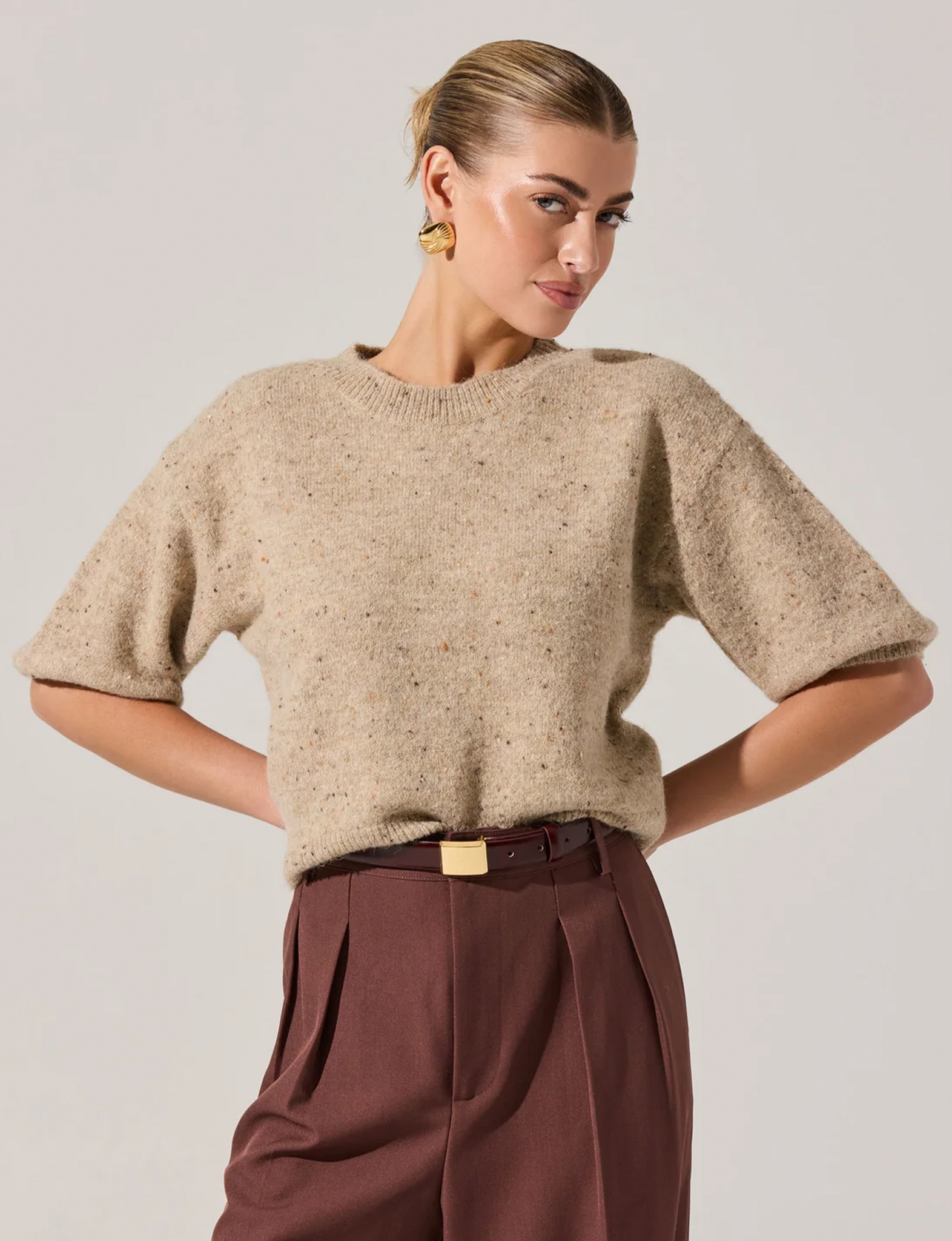 Colette Sweater, Oatmeal Multi