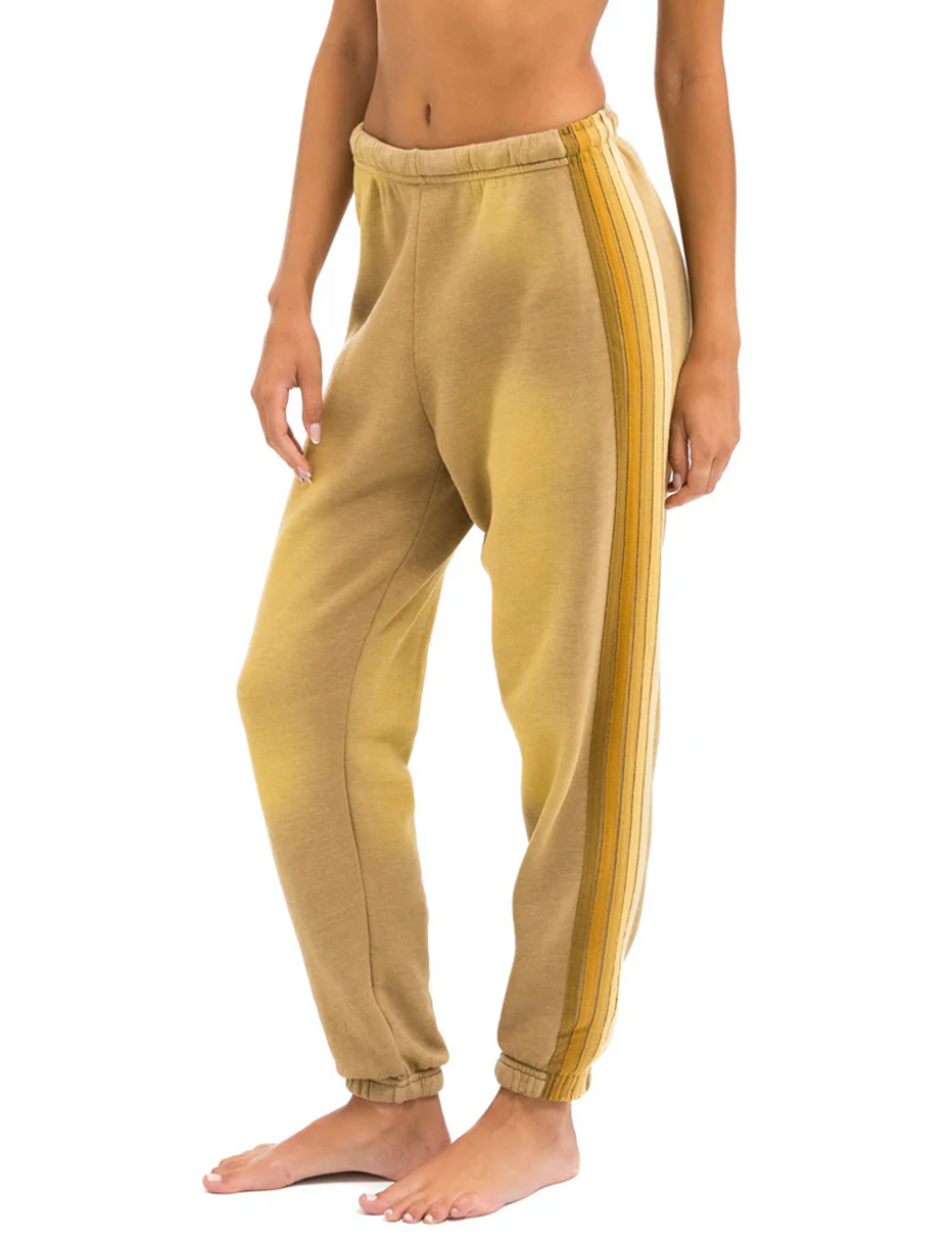 5 Stripe Sweatpants, Faded Tan