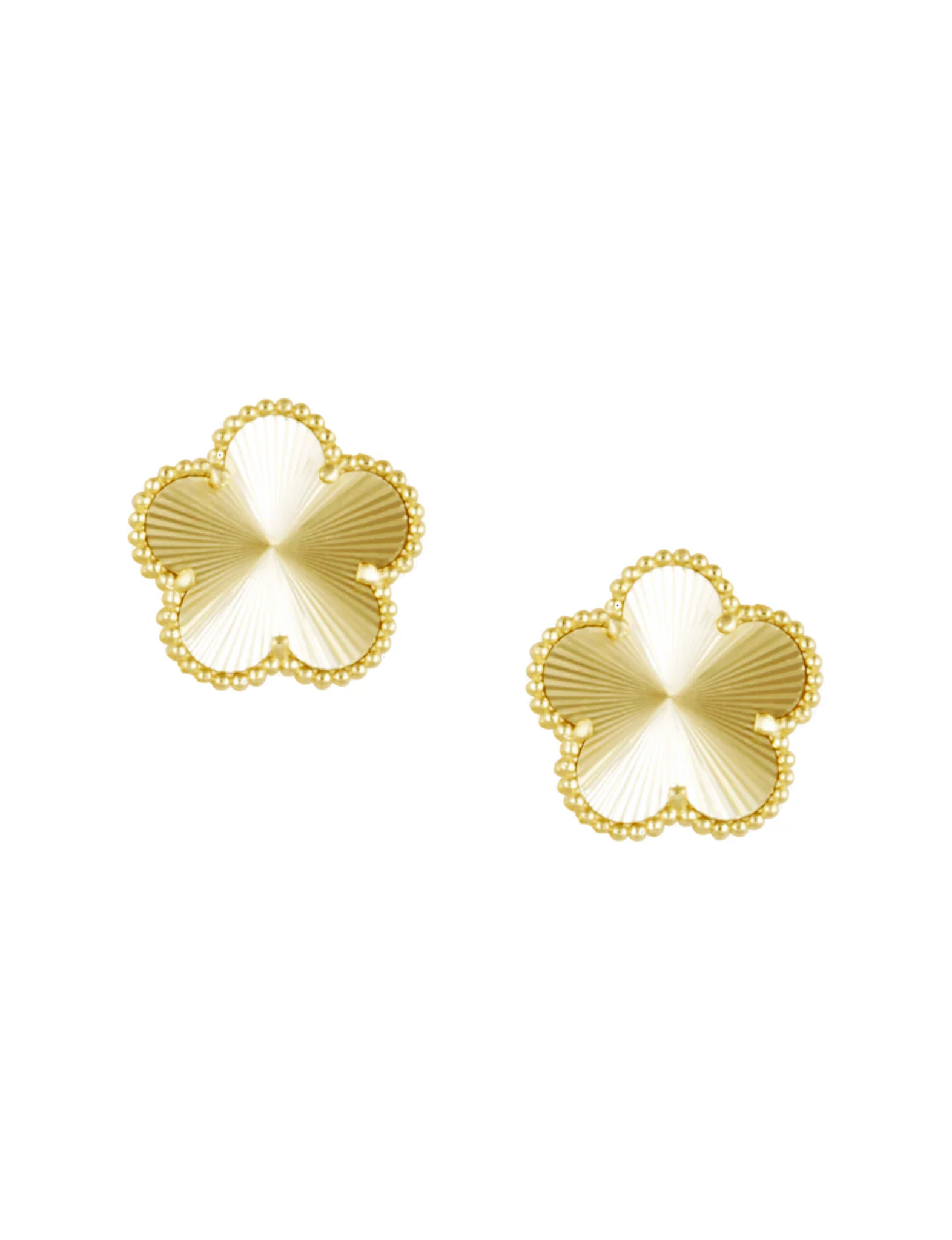 Adeline Clover Earring, Gold