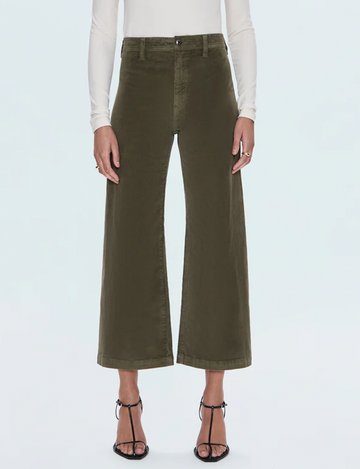 Penny High Rise Wide Leg Crop, Sequoia