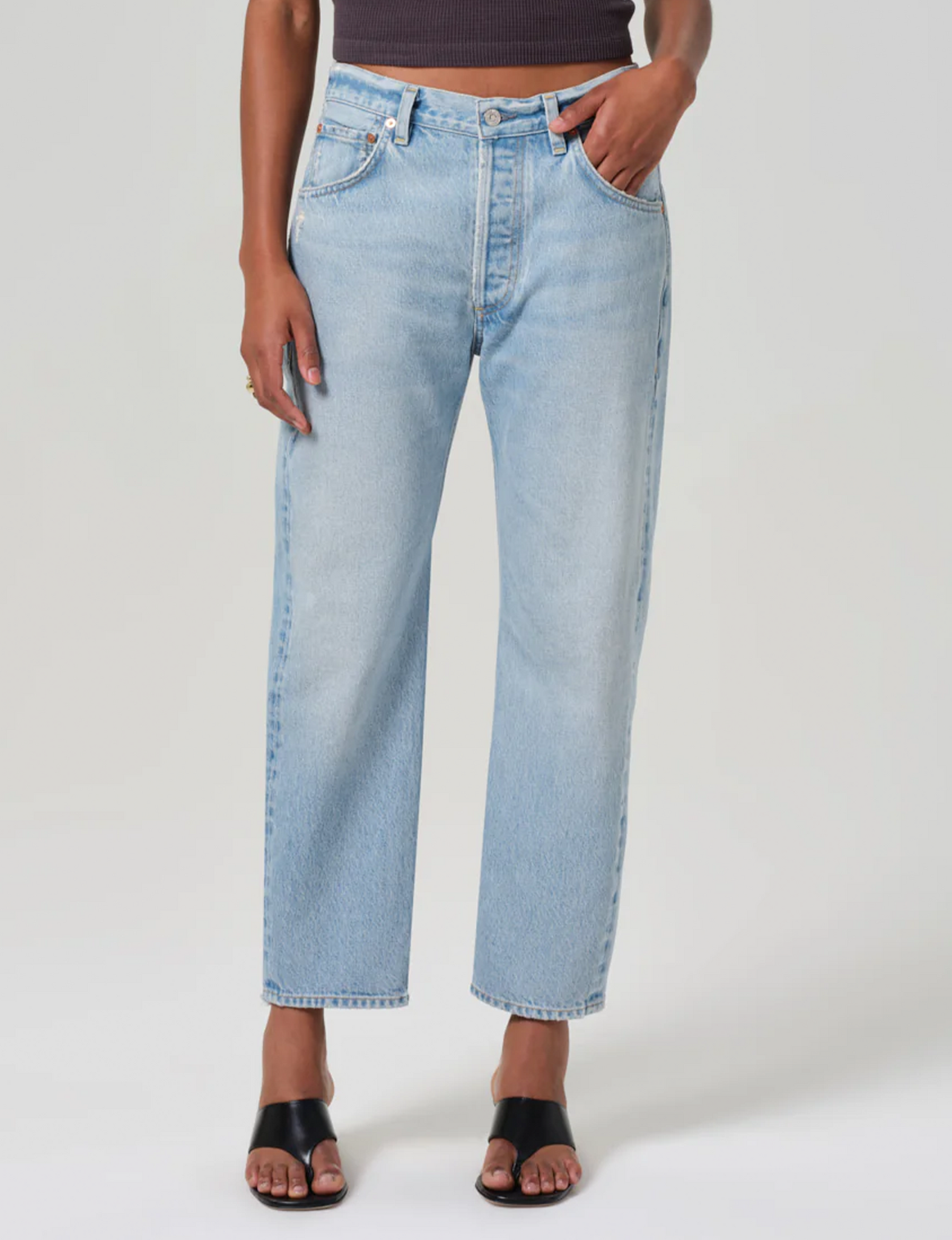 Winslow Cropped Boyfriend Jean, Blaire