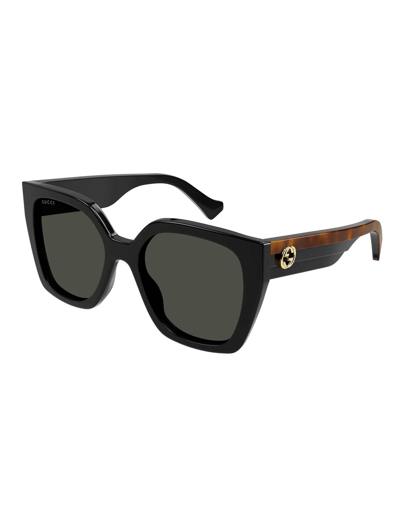 GG1300S-001 Sunglasses, Black/Havana