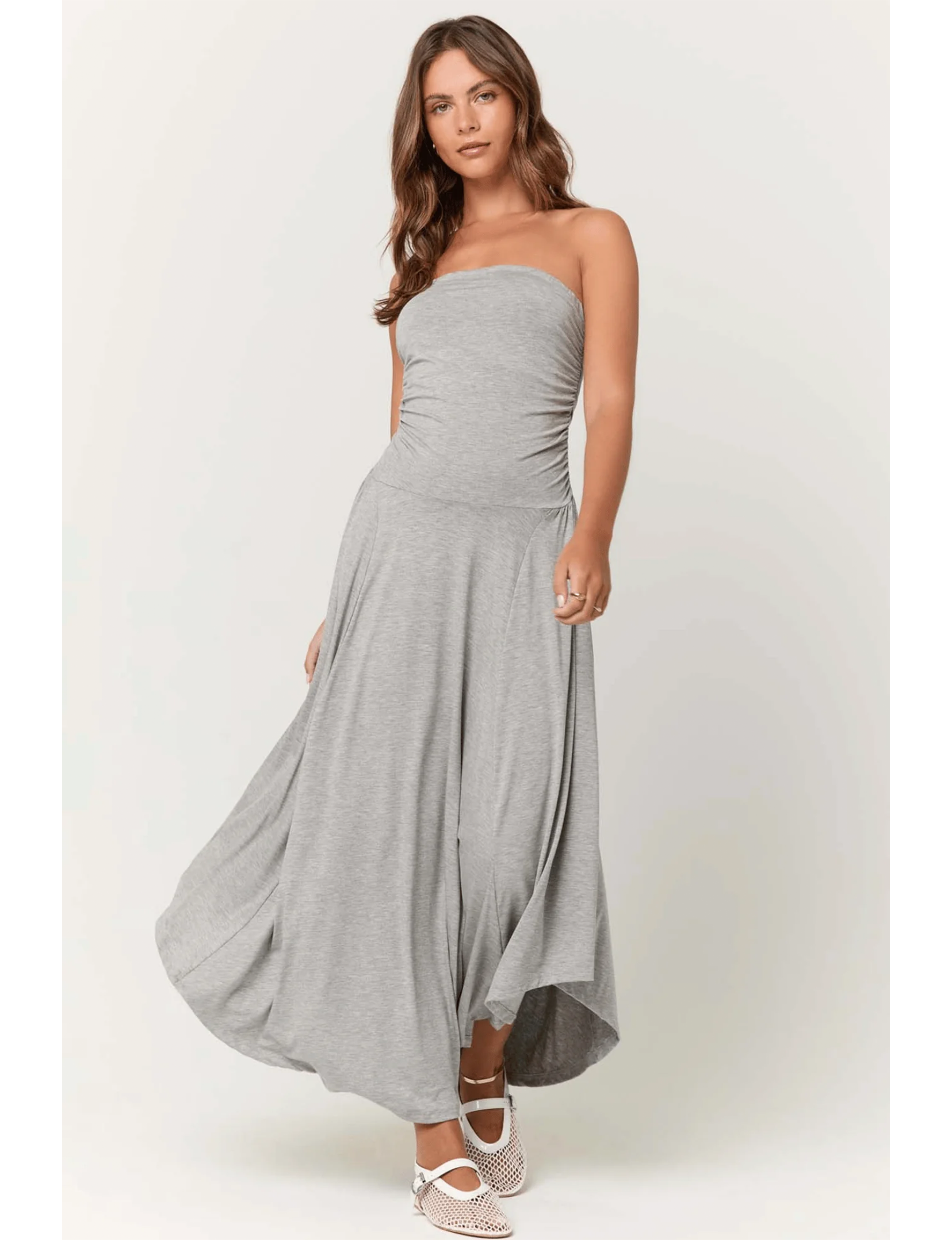 Goddess Dress, Heather Grey