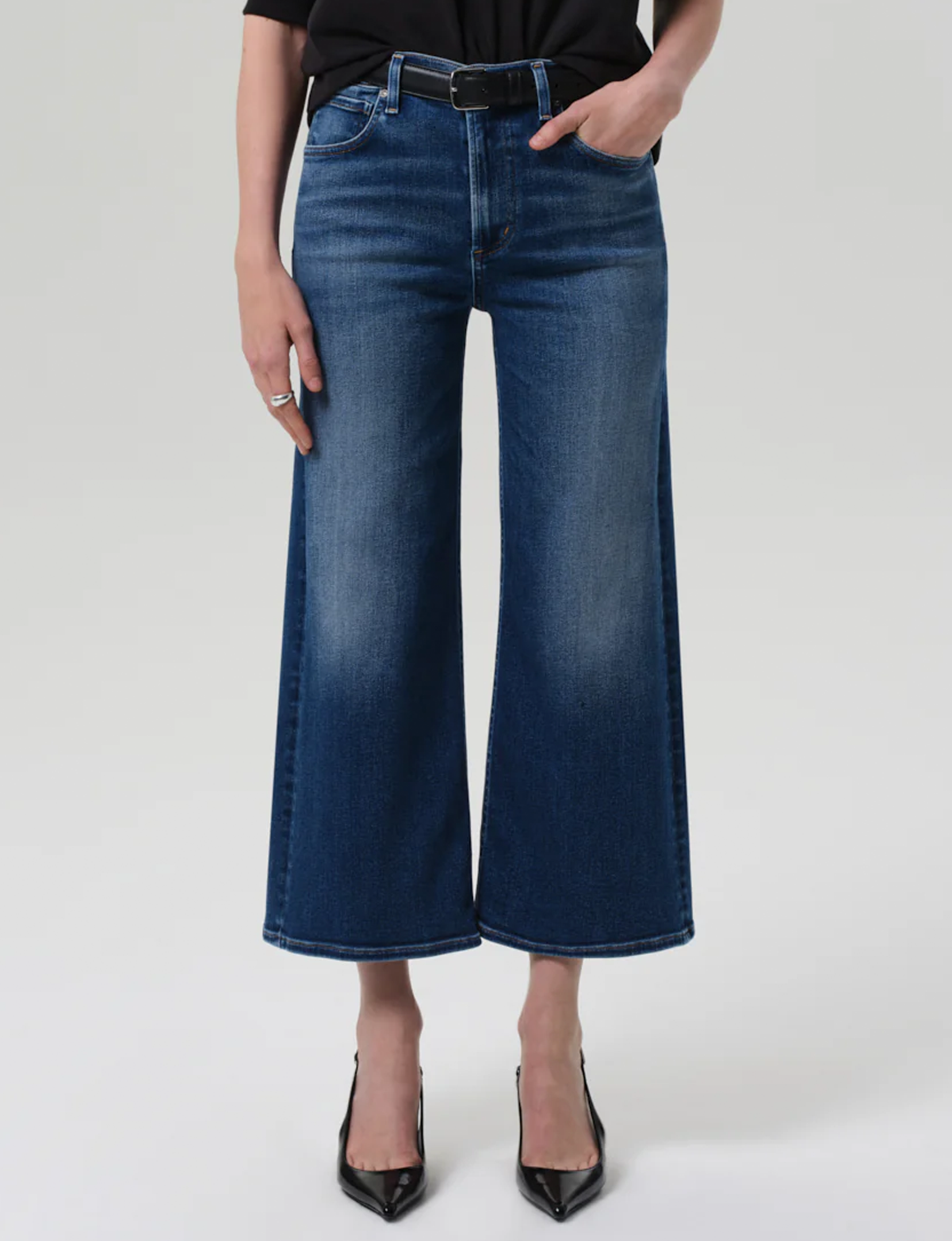 Lyra Cropped Wide Leg, Augusta