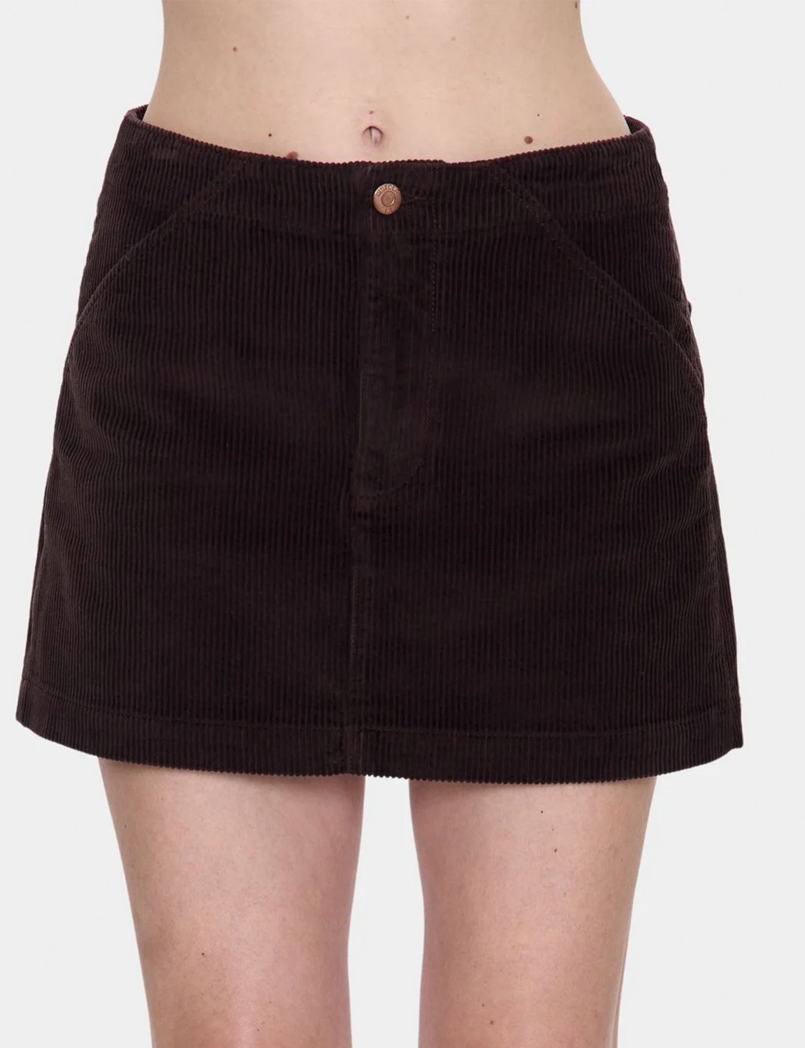 Uma High Rise Mini Skirt, Mocha