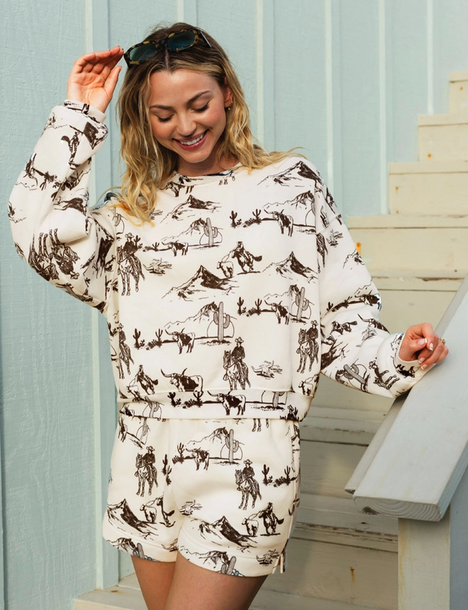 Match Set, Western Print