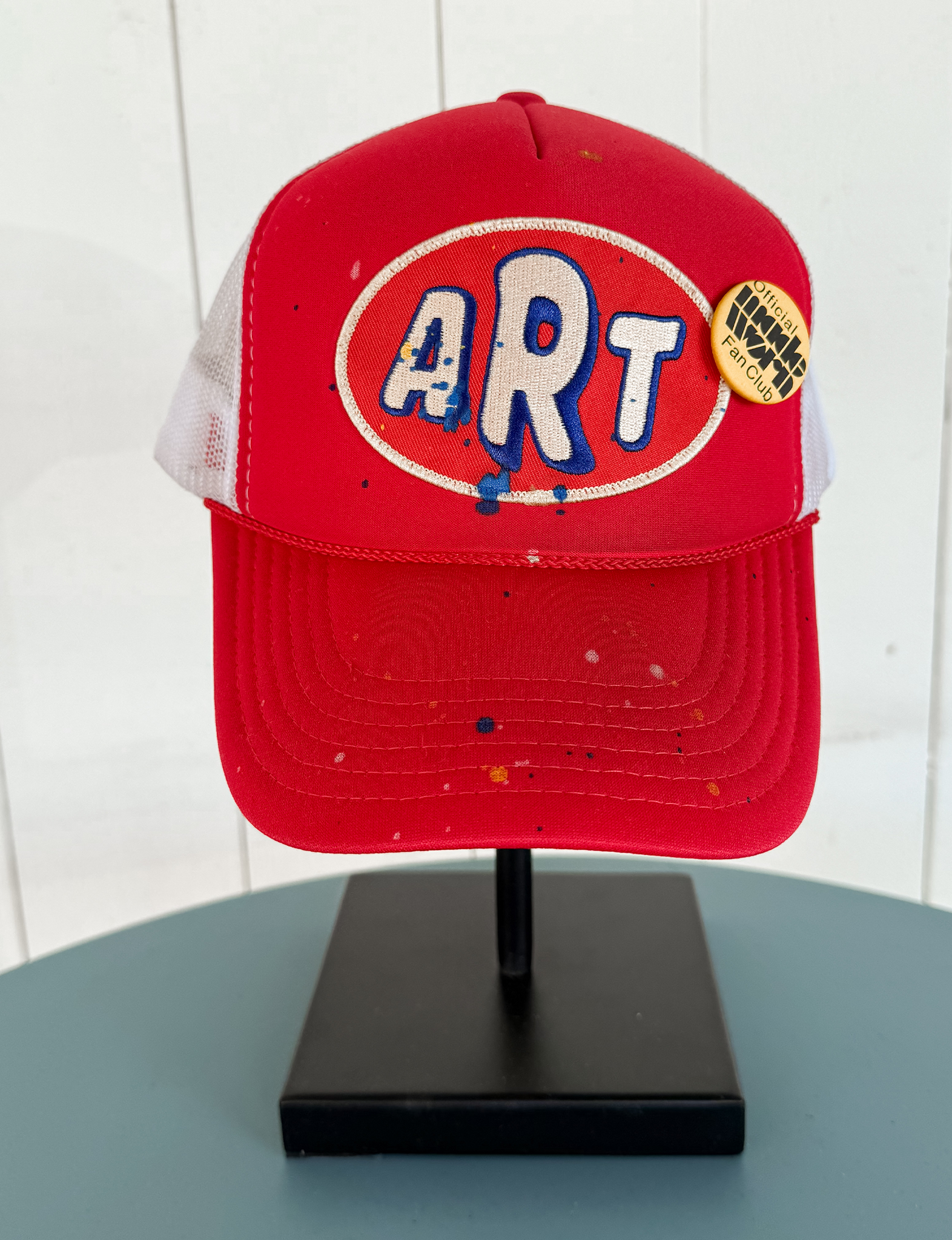 ART Trucker Hat, Red Fade