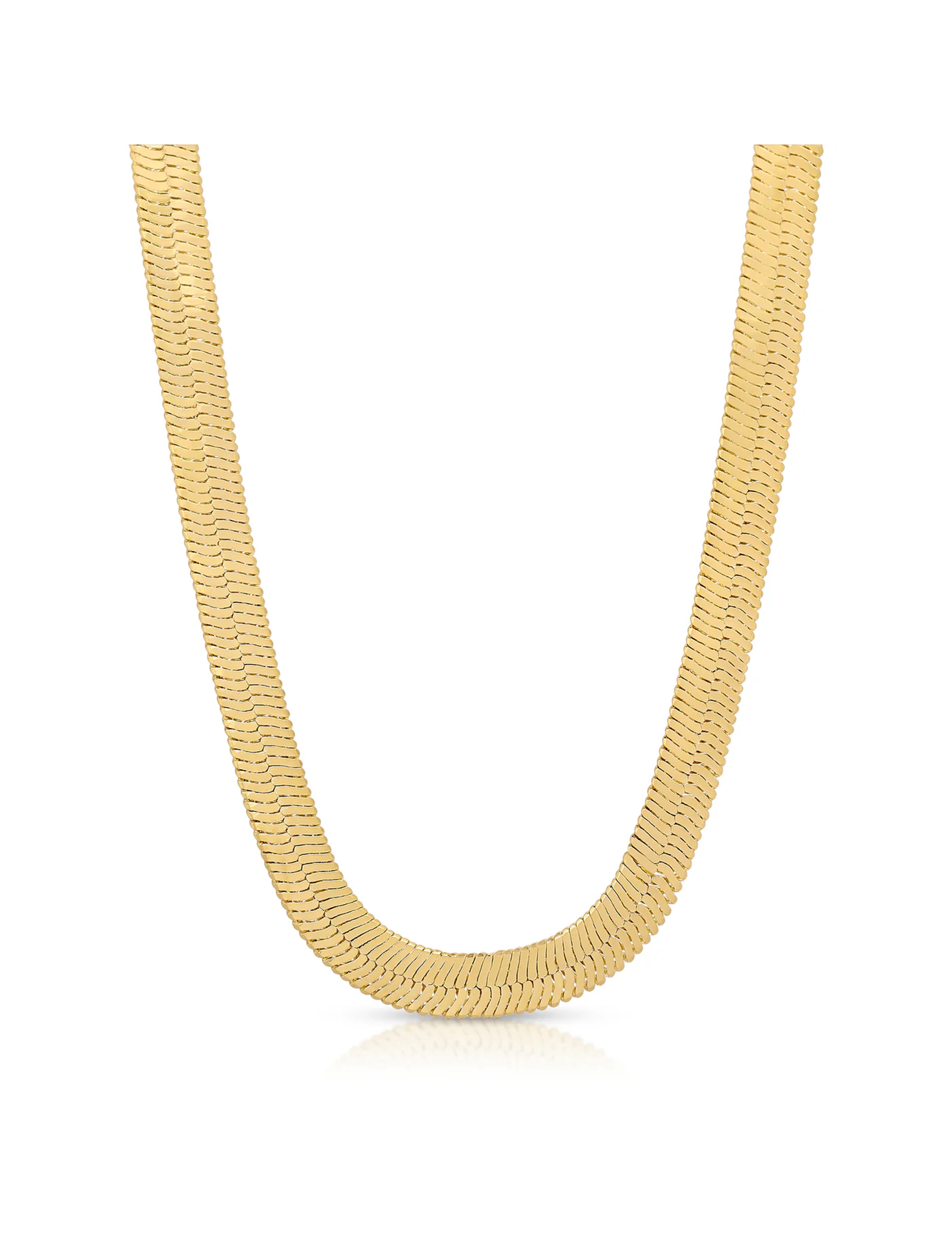 Omega Necklace, Gold