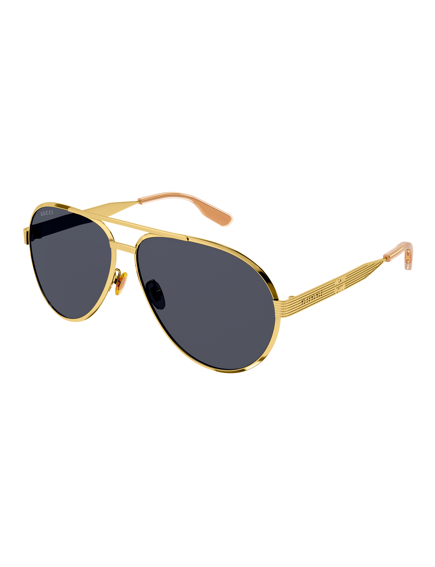 GG1513S-001 Sunglasses, Yellow Gold/Grey