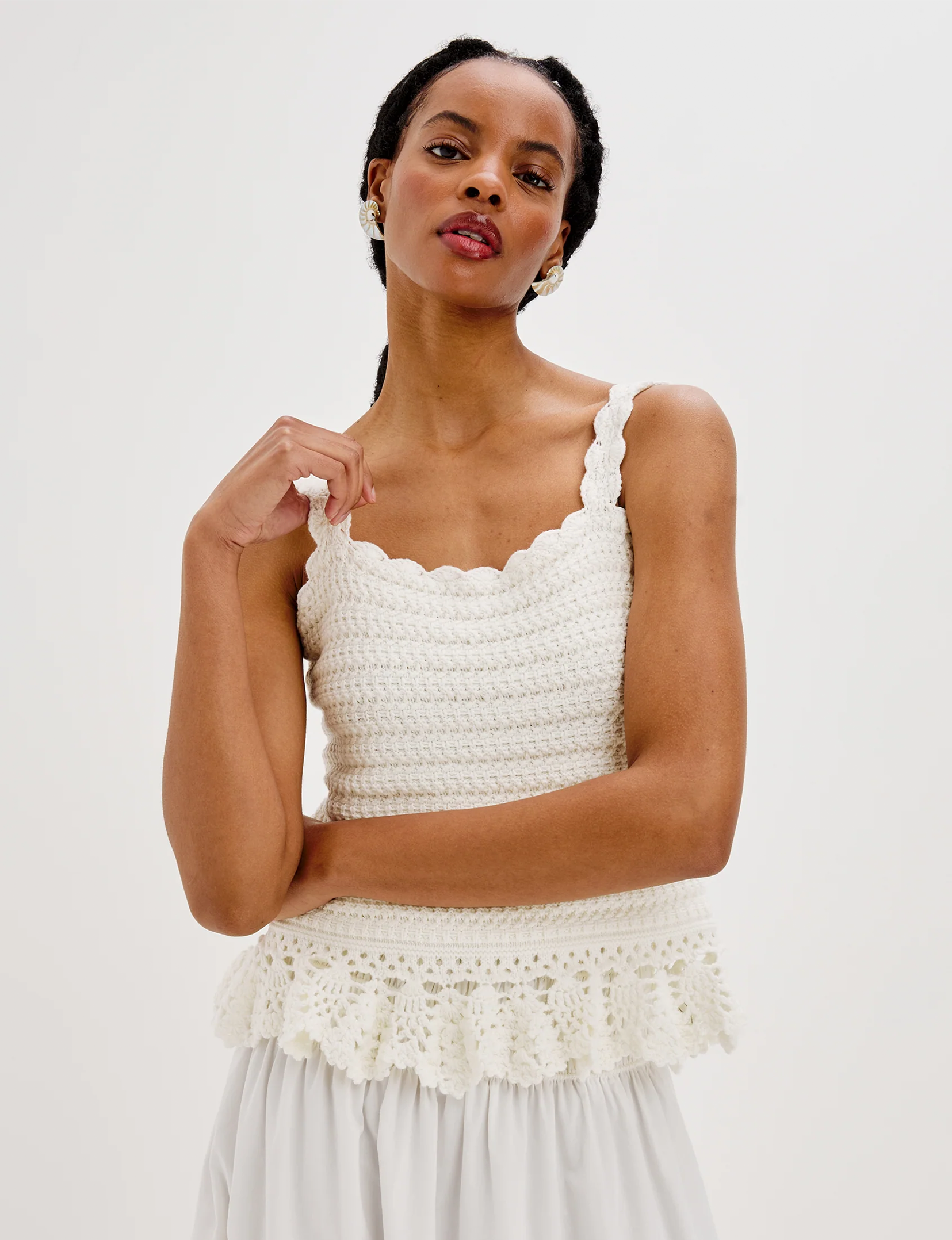 Estefania Top, White