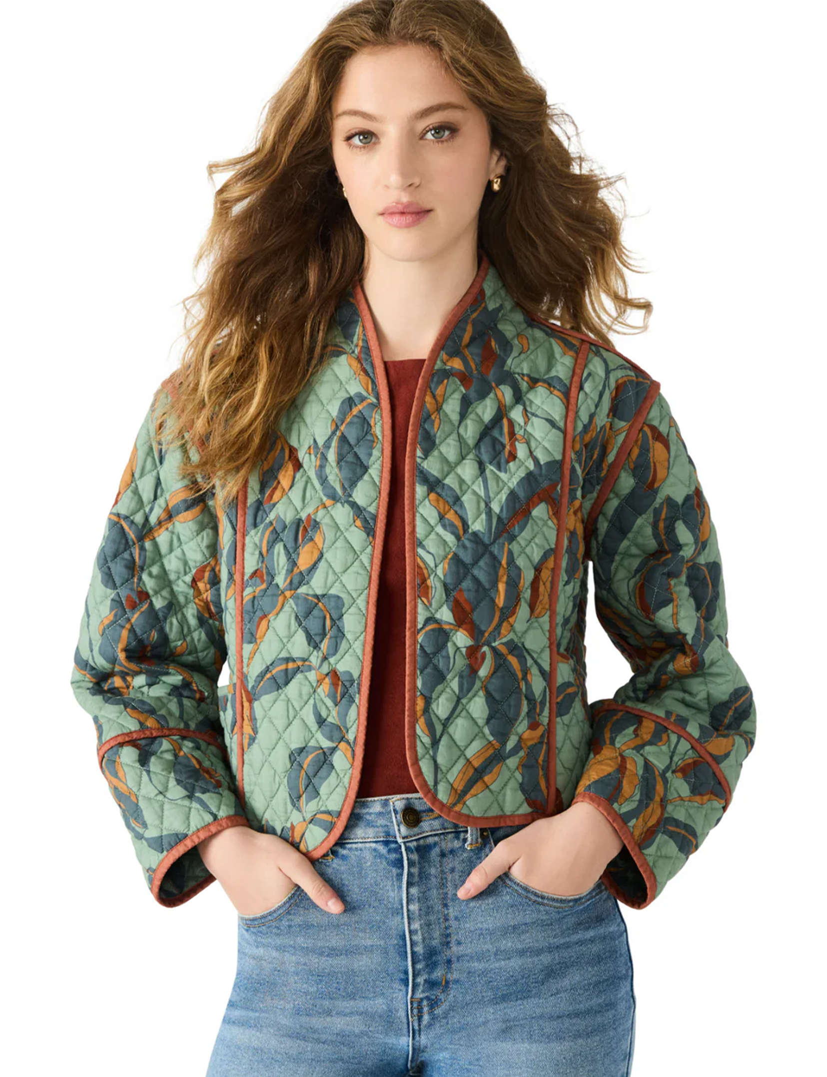 Adalynn Jacket, Dark Sage