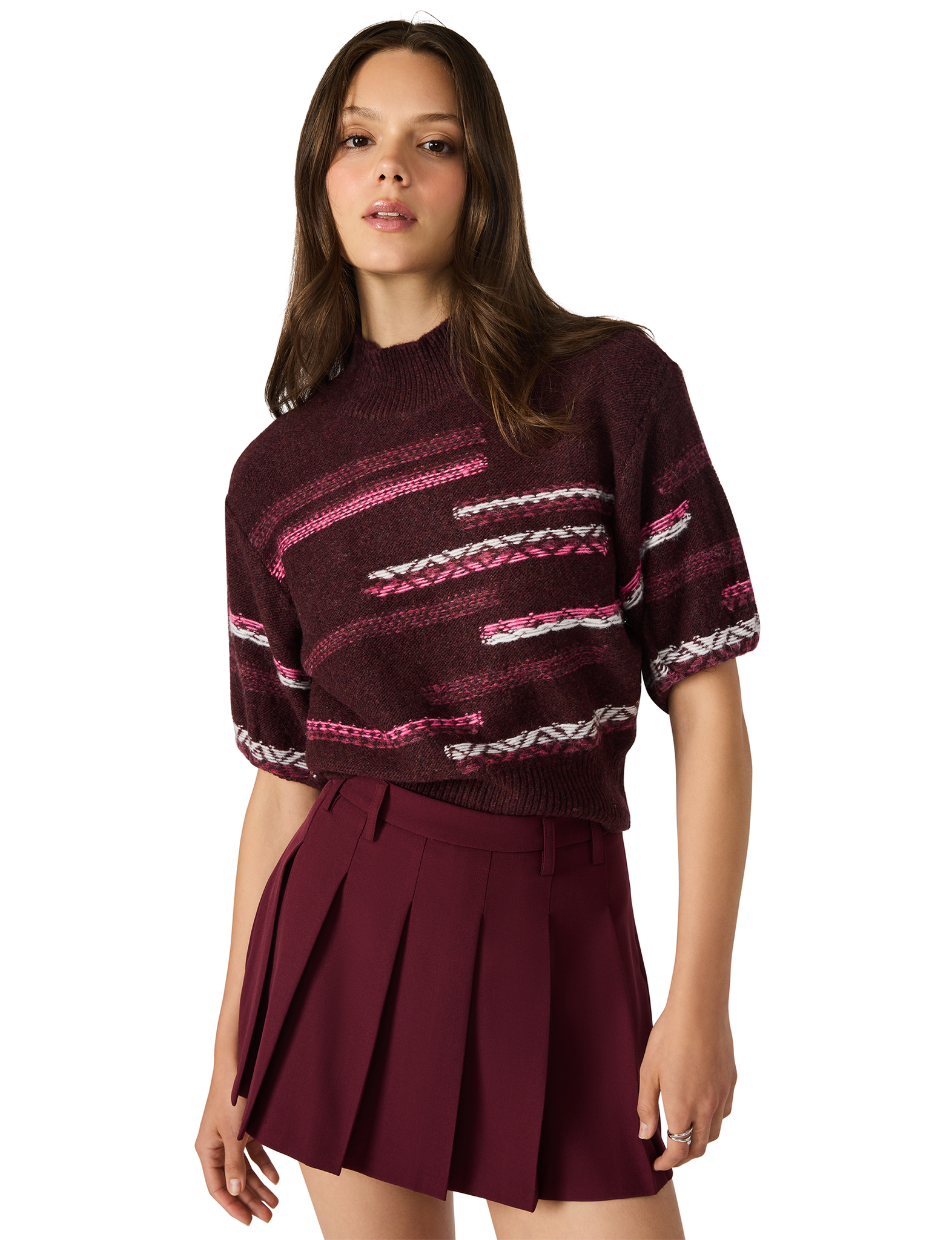 Ketra Sweater, Wine Red