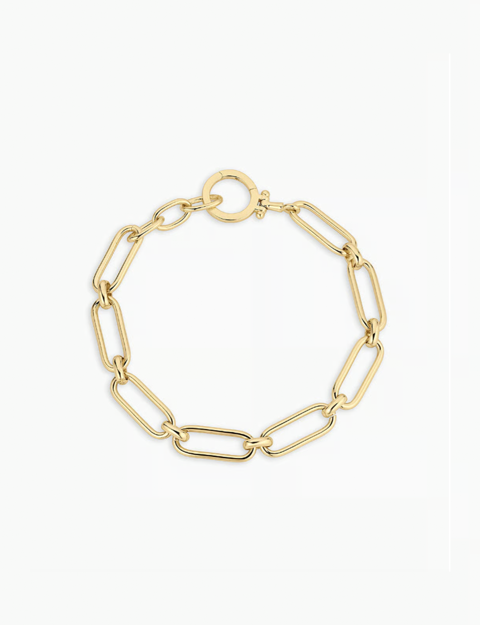 Zoey Statement Link Bracelet, Gold