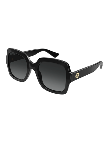 GG1337S-002 Sunglasses, Black/Grey
