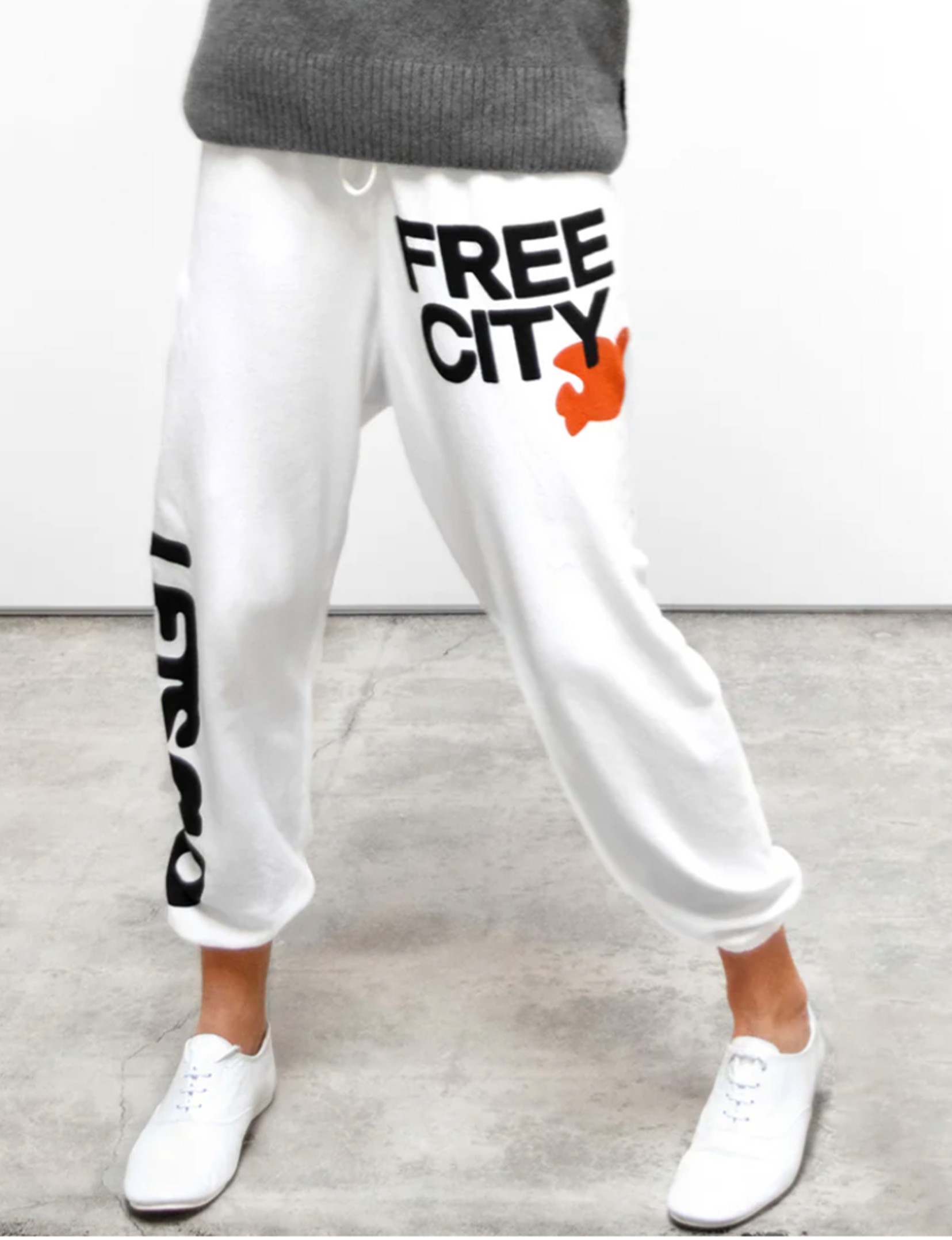Circa 99' OG Letsgo Oldschool Sweats, Superwhite