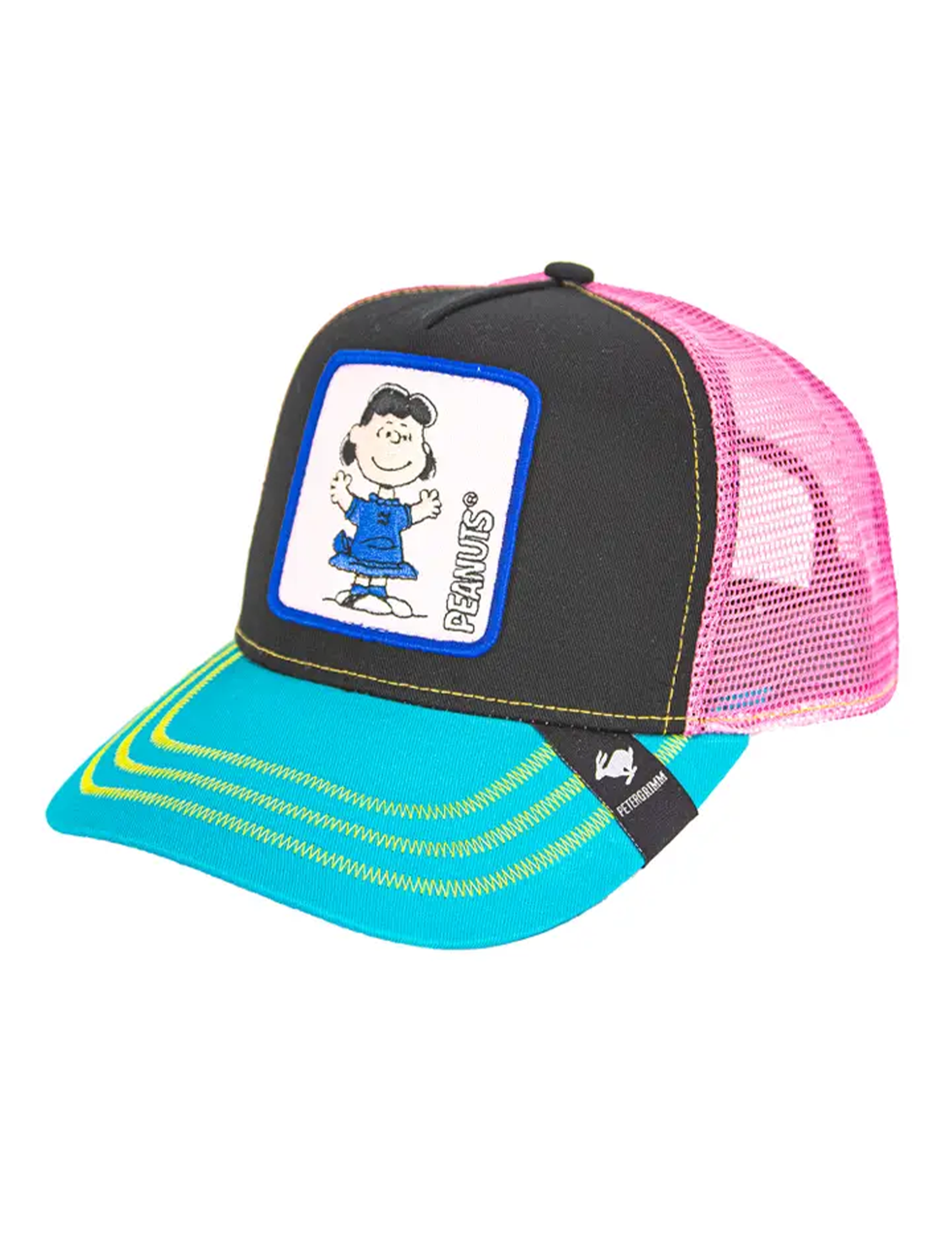 Peanuts Mesh Trucker Hat, Lucy