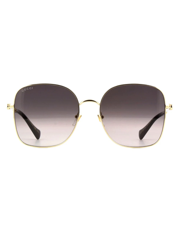 GG1143S-001 Sunglasses, Gold/Grey