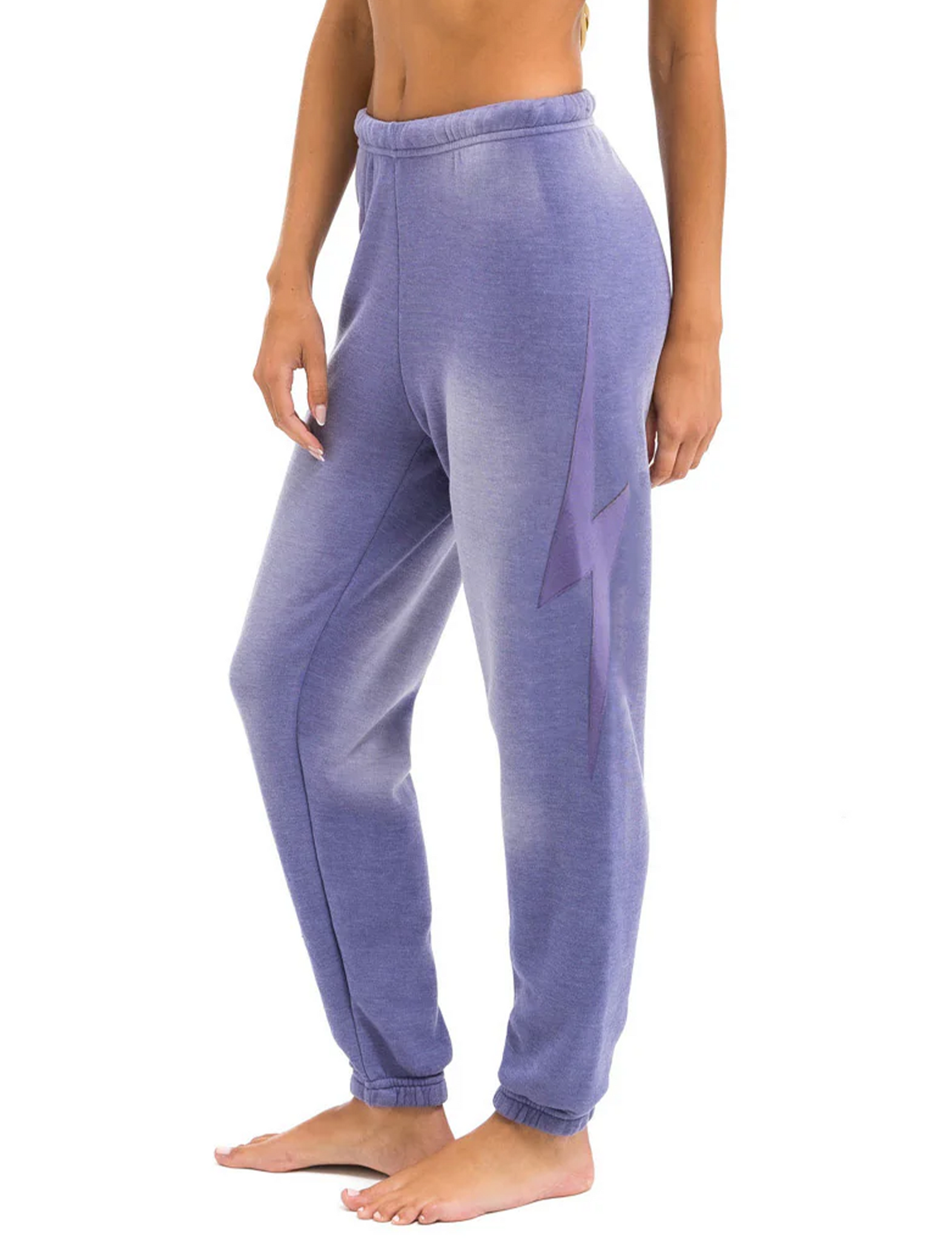 Bolt Stitch Sweatpants, Faded Grape