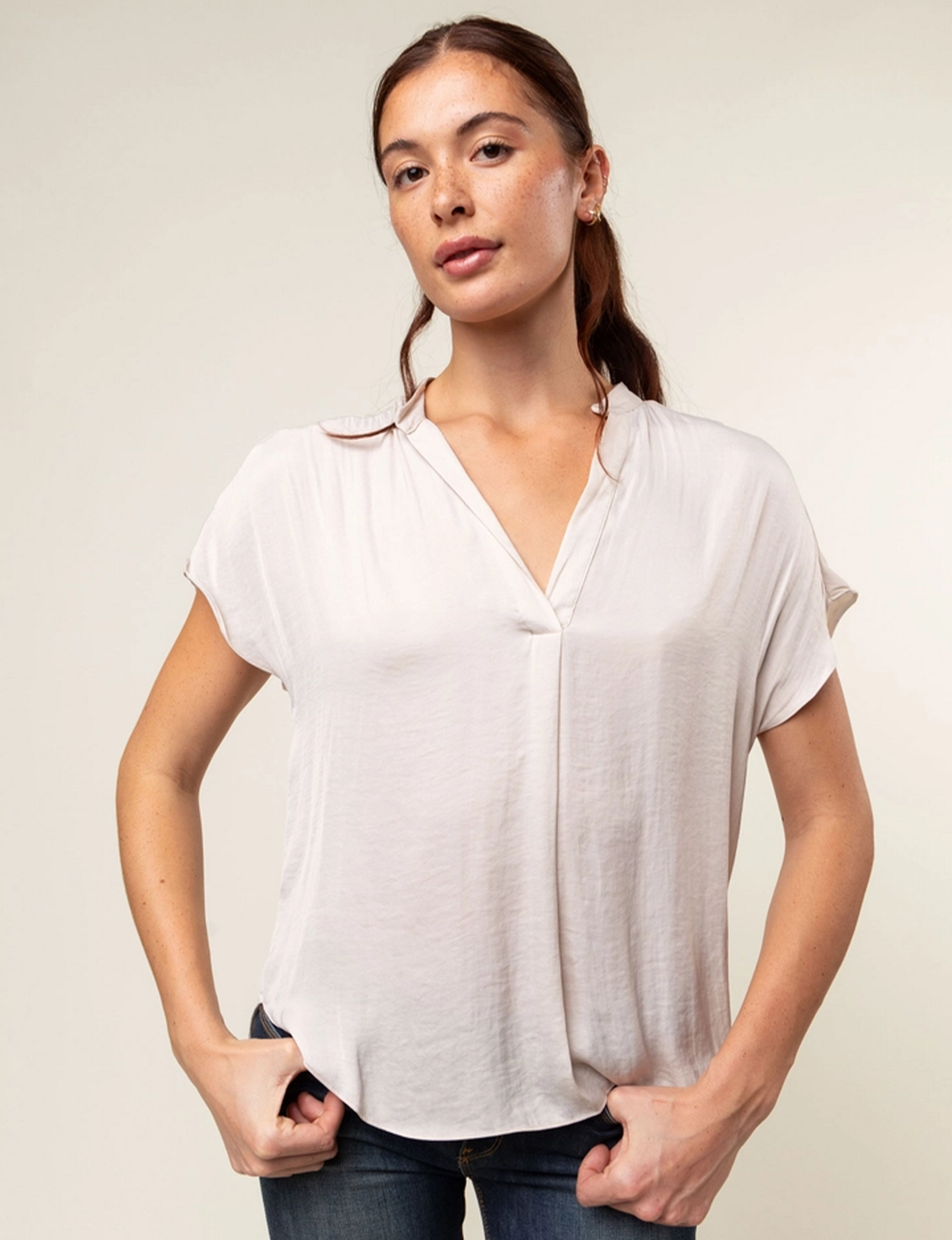 Fallon Blouse, Papyrus