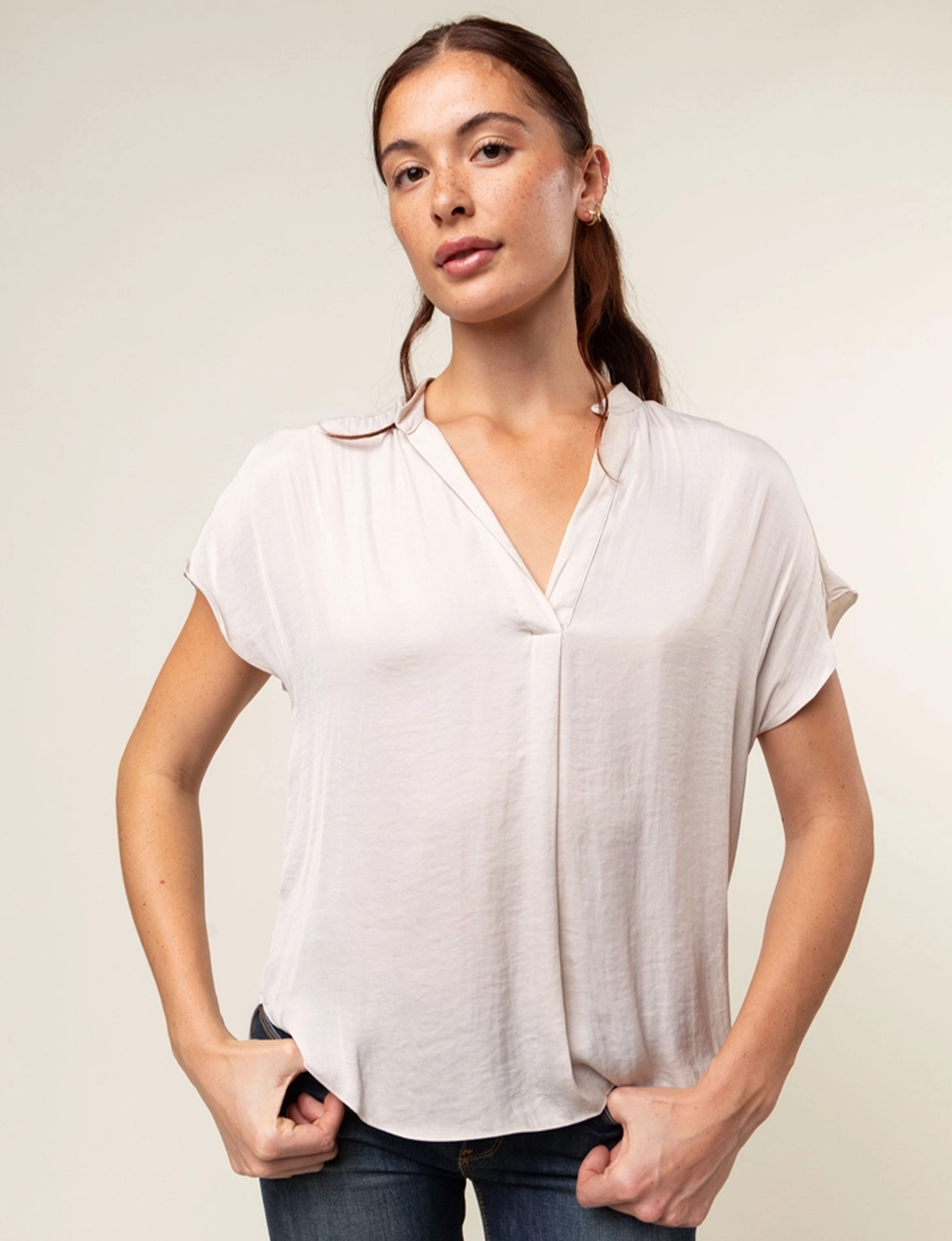 Fallon Blouse, Papyrus