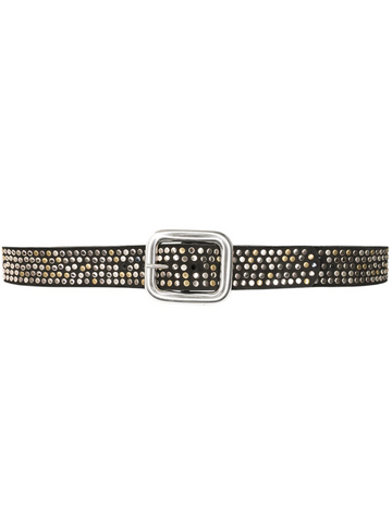 Oana Belt, Black/Silver