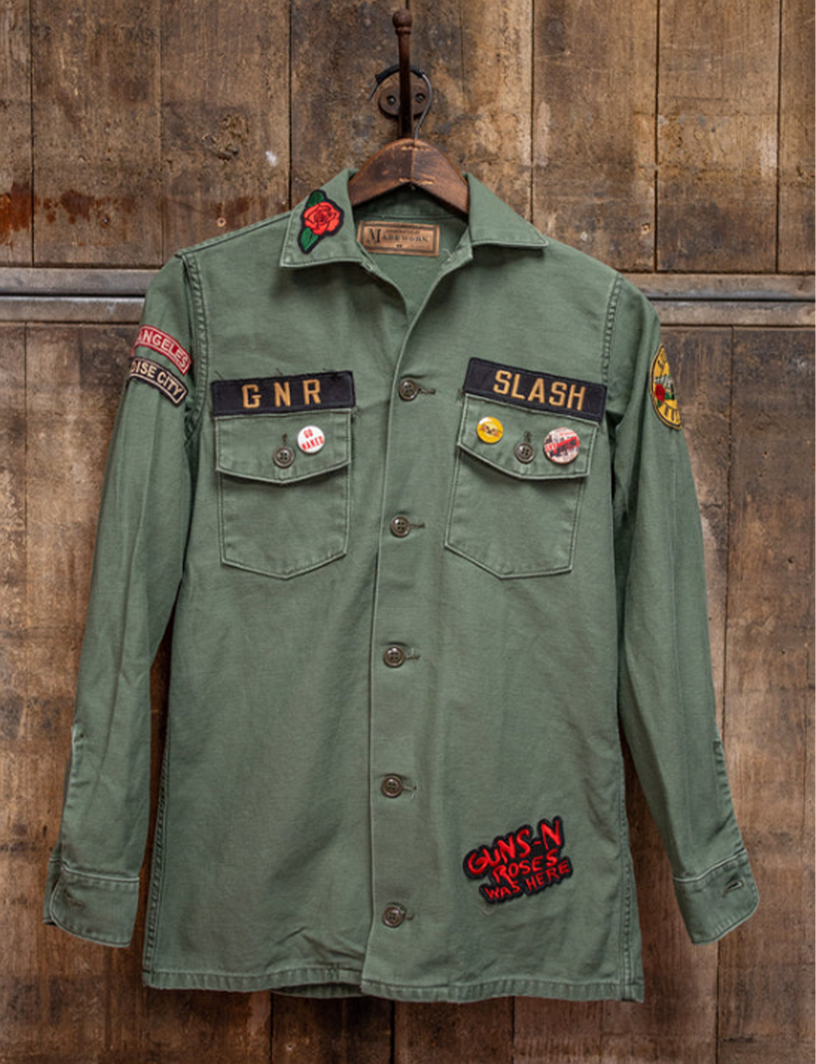 Guns N Roses Jacket, Faded Army