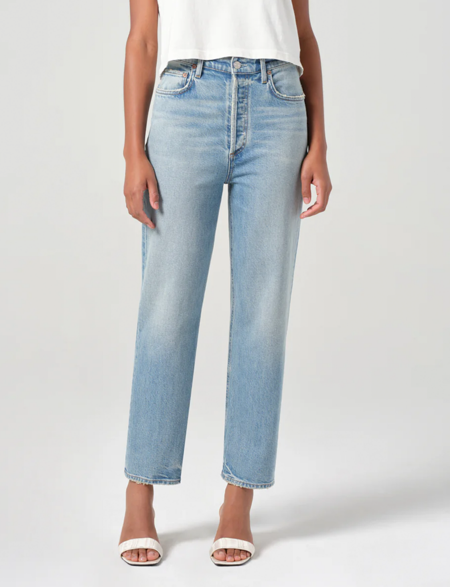 90s Pinch Waist Crop, Ripple