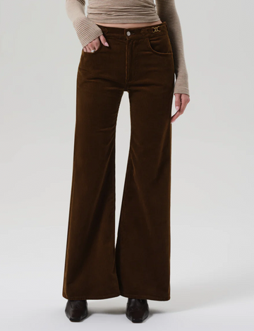 Kimberly Horsebit Flare, Manuka Corduroy