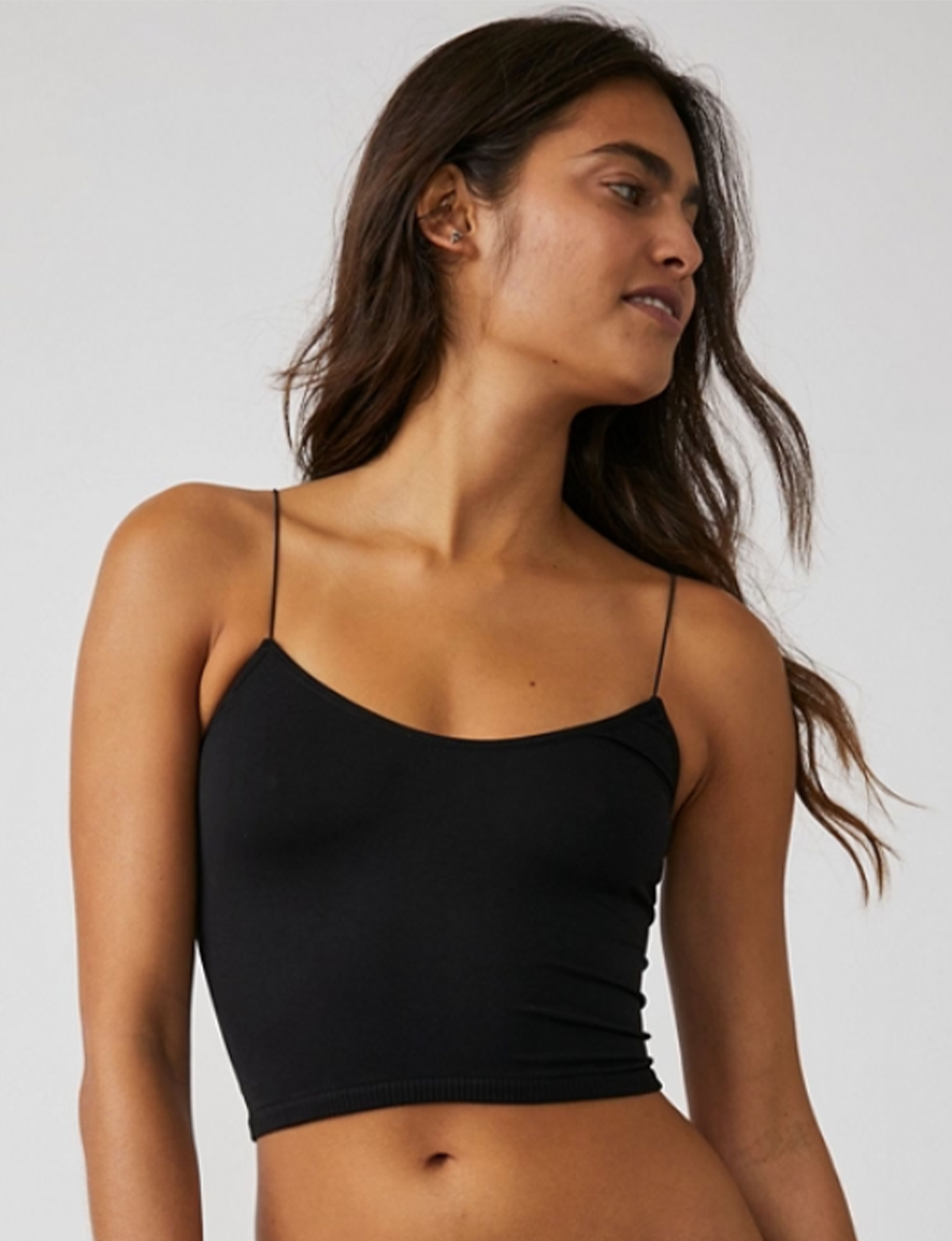 Skinny Strap Brami, Black