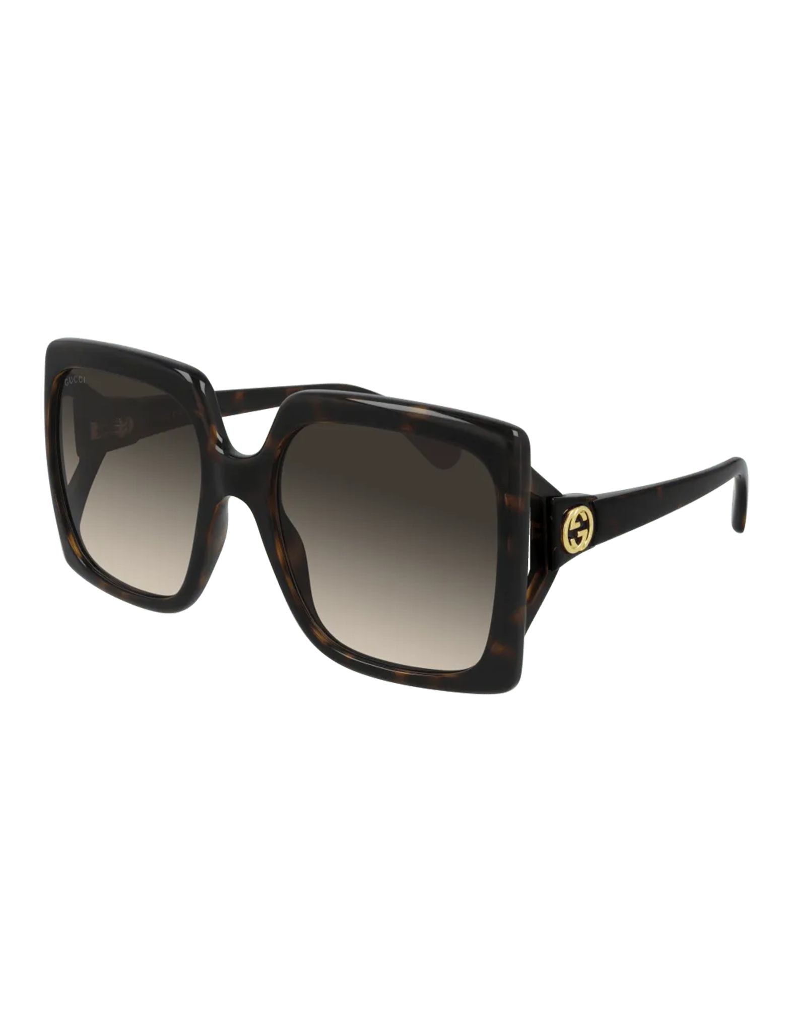 GG0876S-002 Sunglasses, Havana/Brown