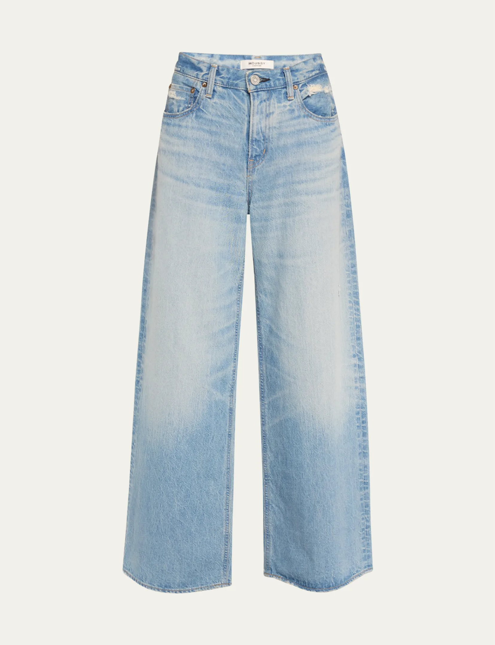 Lowell Super Wide Pants, Light Blue