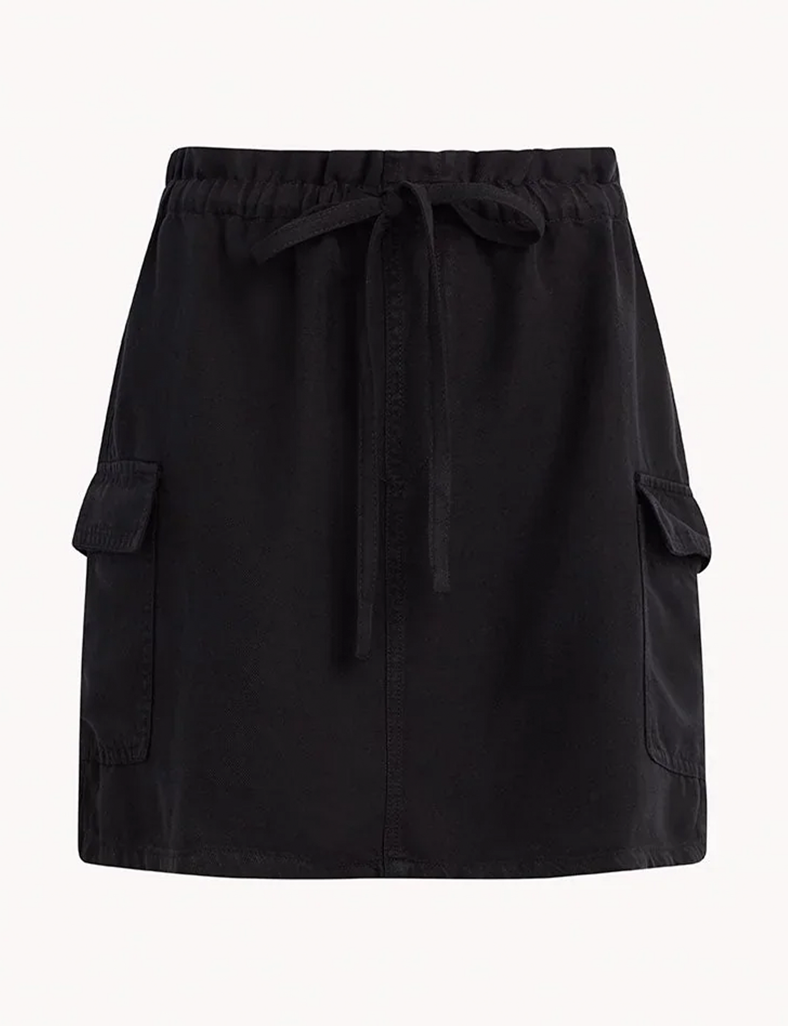 Posey Cargo Mini Skirt, Black