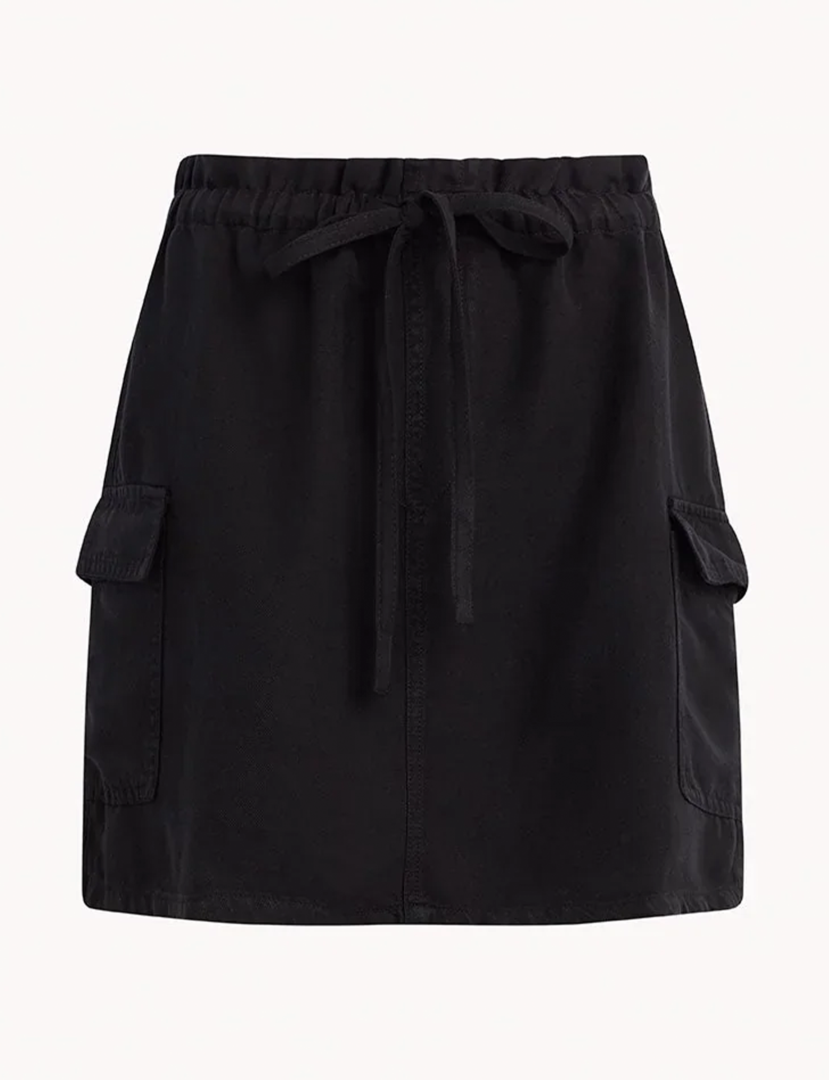 Posey Cargo Mini Skirt, Black