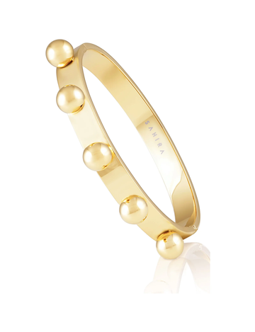 Aliya Beaded Bracelet, Gold