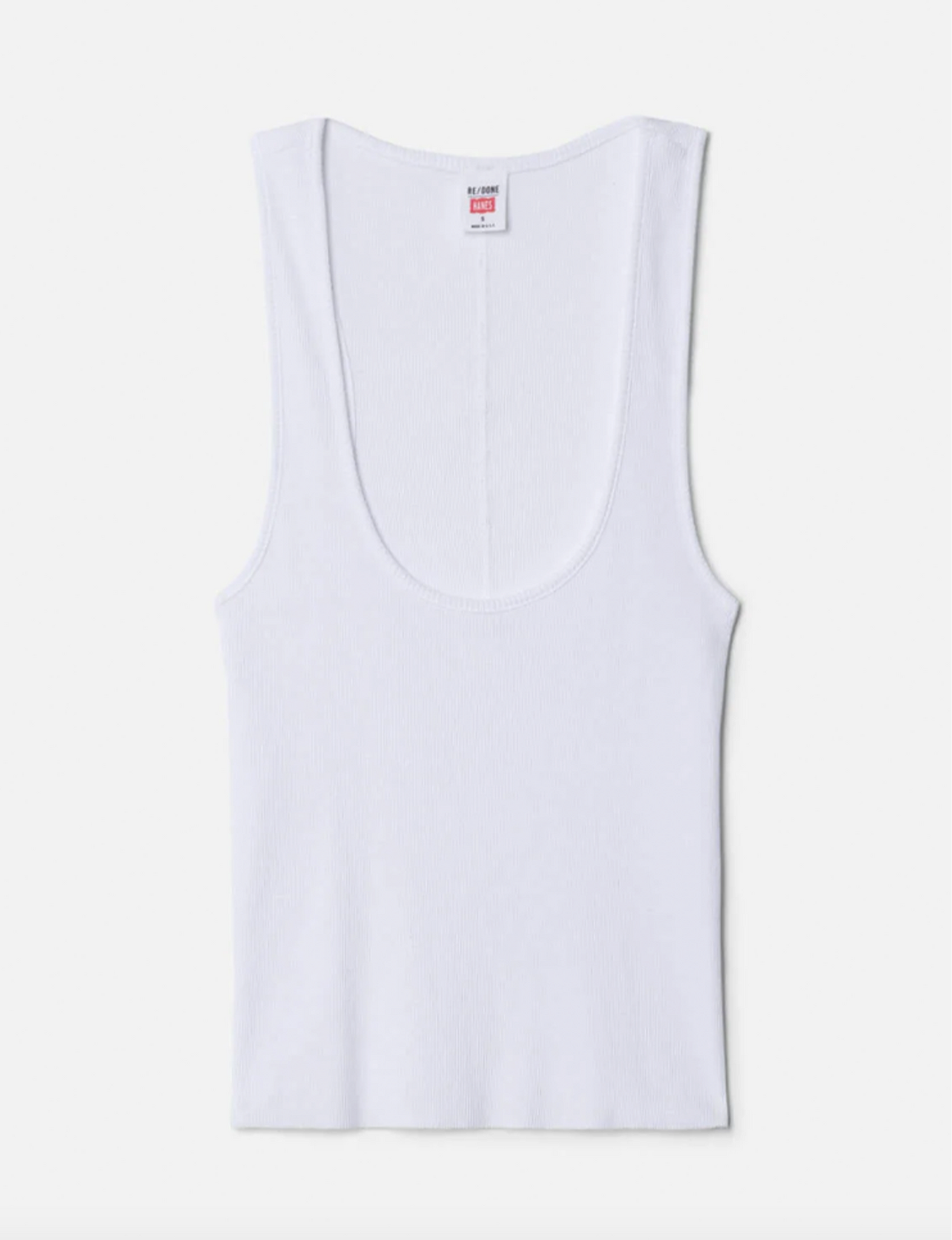 Cut Off Tank, Optic White