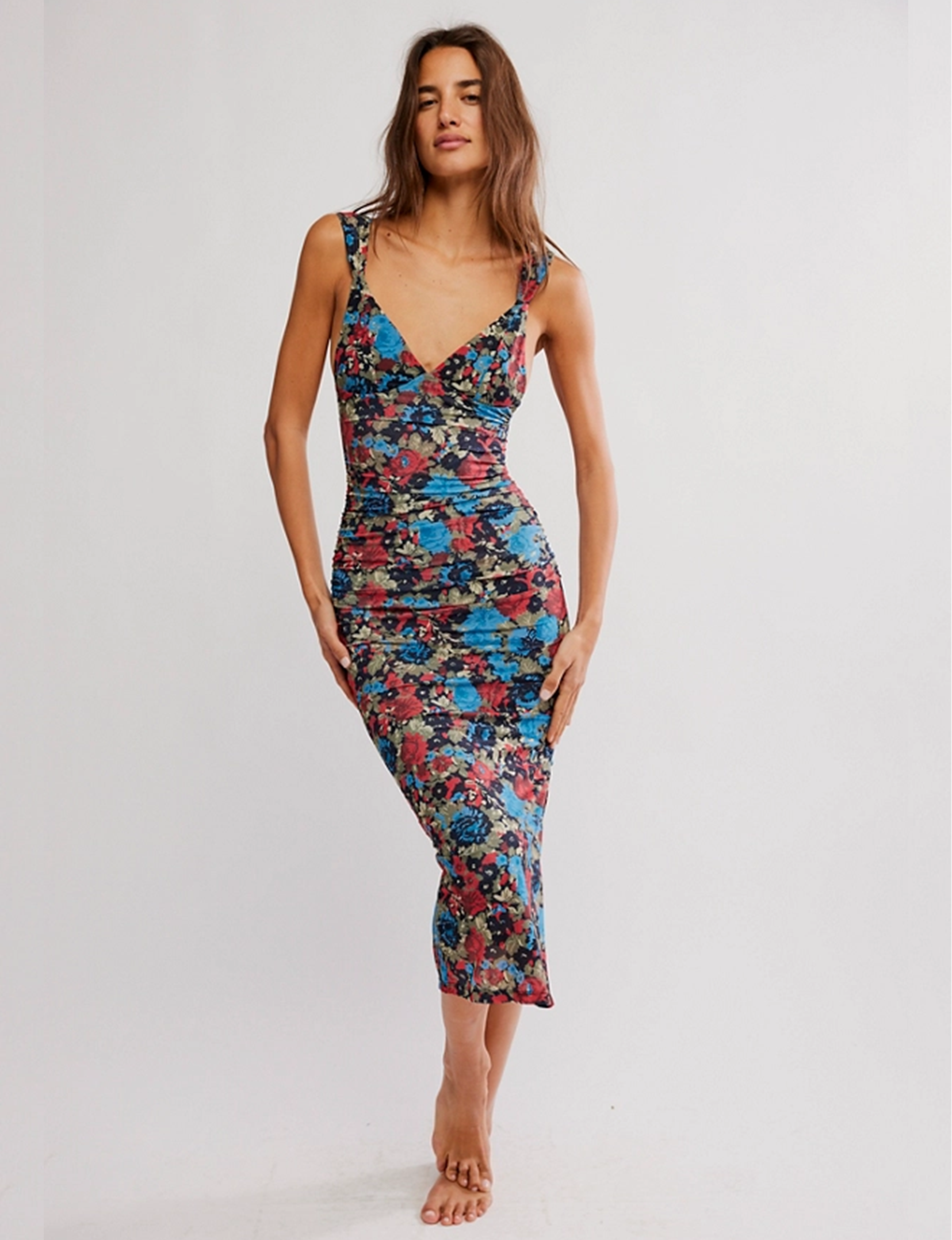 Long Live Printed Mesh Slip, Black/Combo