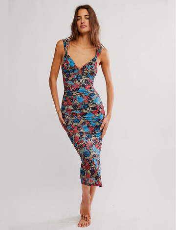 Long Live Printed Mesh Slip, Black/Combo