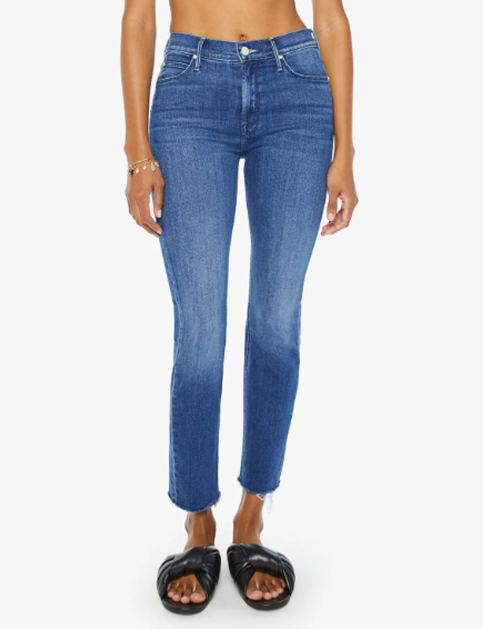 Mid Rise Dazzler Ankle Fray, Nothing Between Us