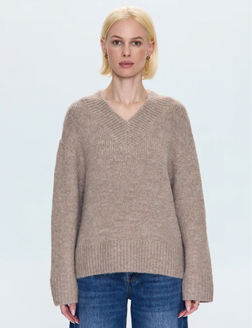 Talia Sweater, Taupe