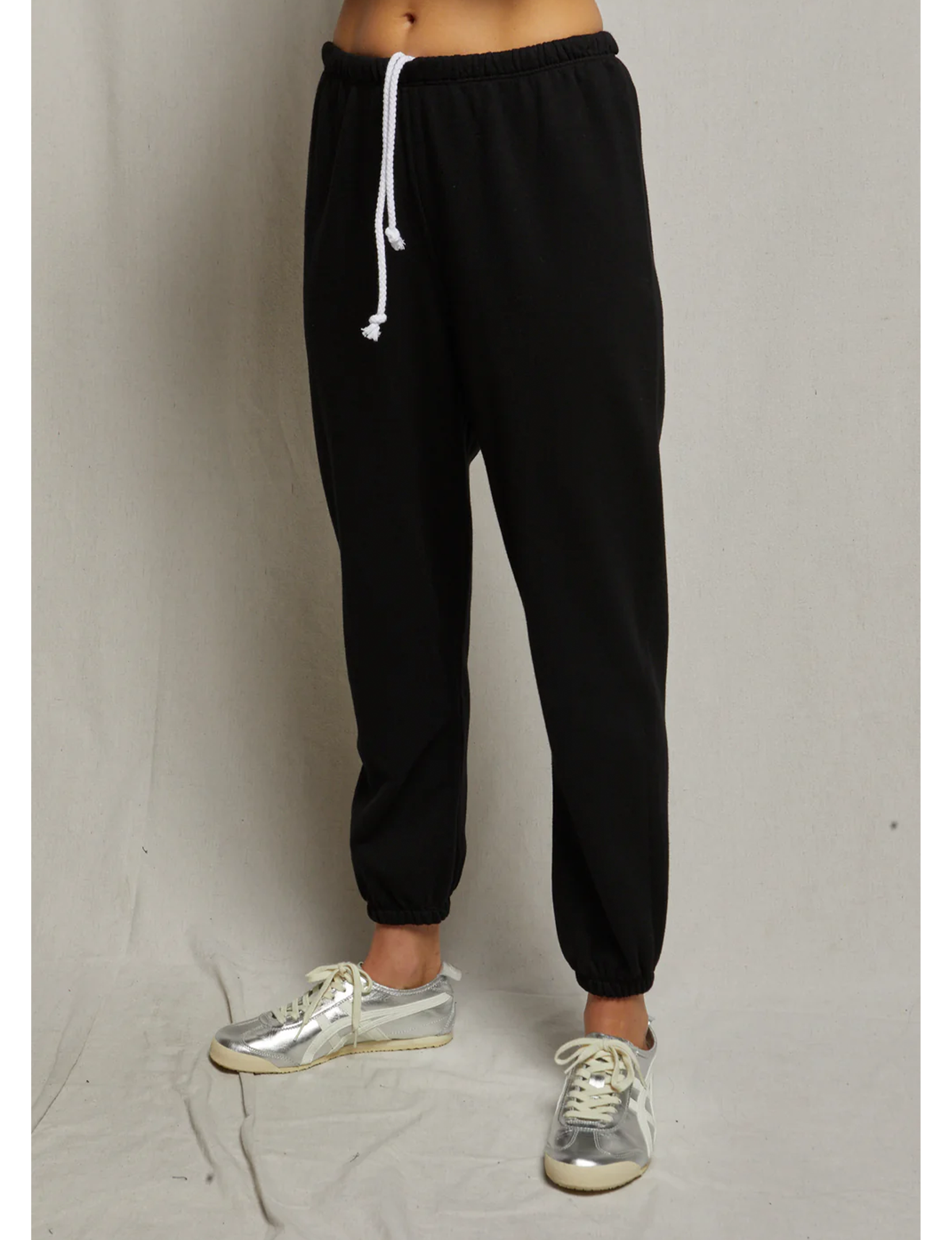 Johnny French Terry Sweatpant, True Black
