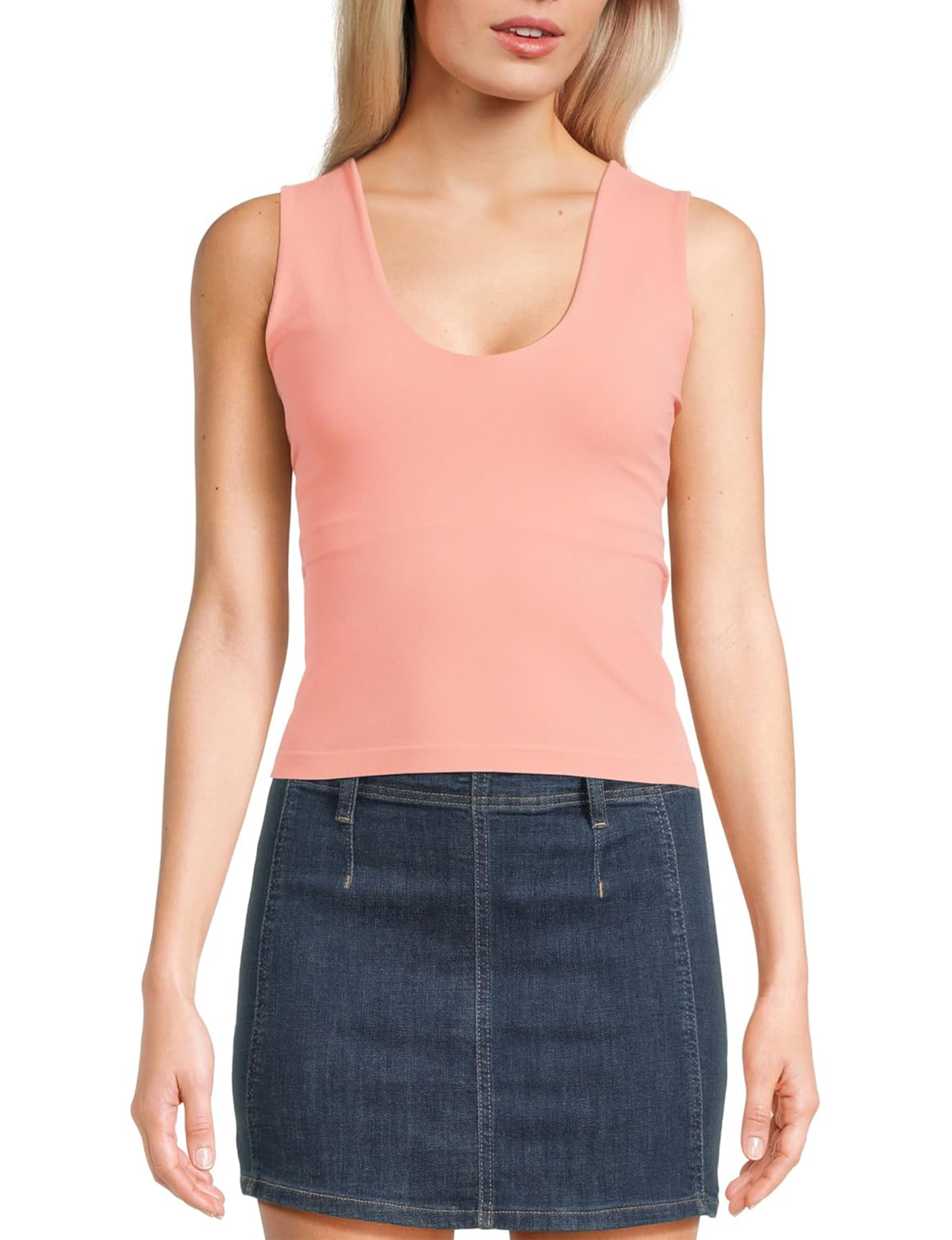 Clean Lines Muscle Cami, Lychee