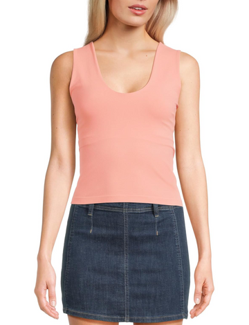 Clean Lines Muscle Cami, Lychee