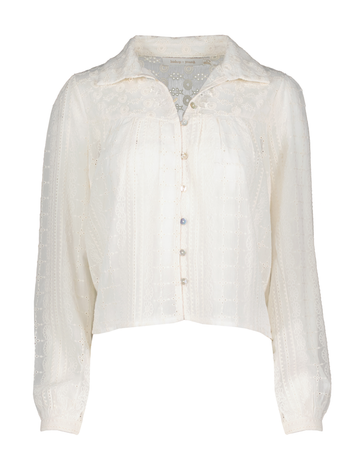 Esme Eyelet Blouse, Ivory