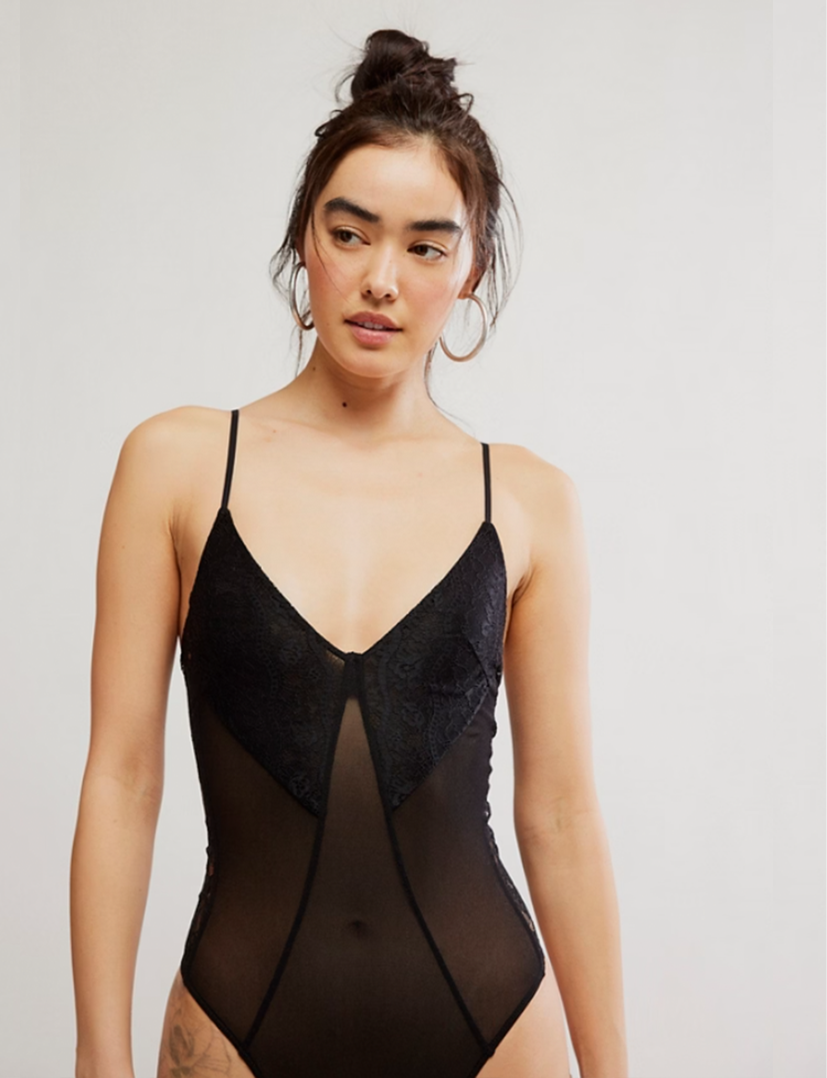 Take My Number Bodysuit, Black